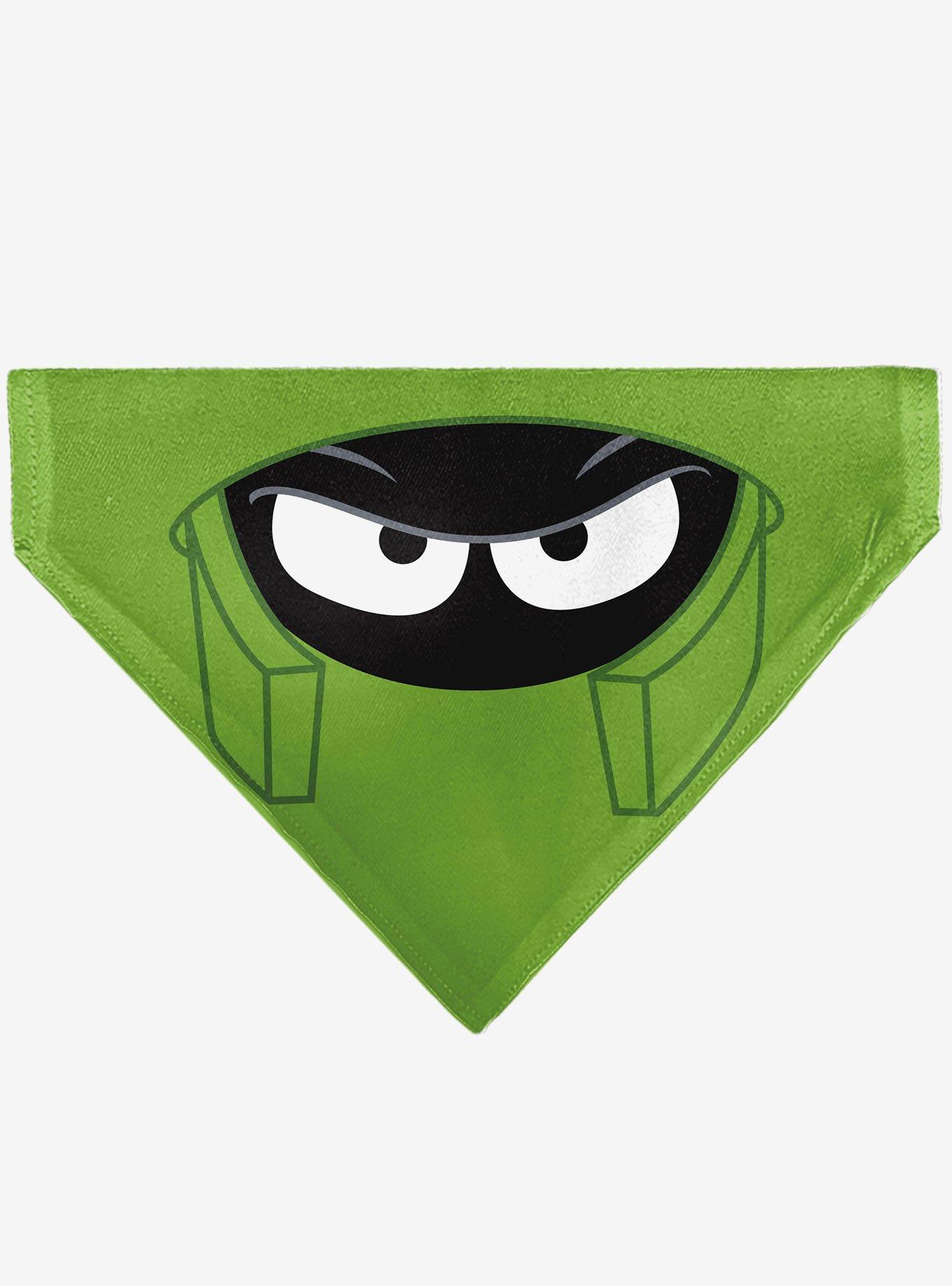 Looney Tunes Marvin The Martian Face Close Up Slip On Collar Pet Bandana - Bandana Only, , hi-res