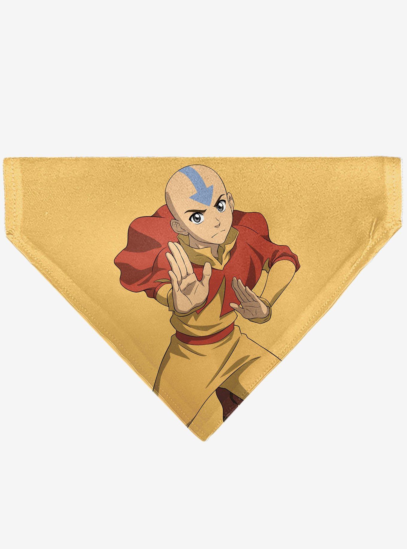 Avatar: The Last Airbender Action Pose Title Slip On Collar Pet Bandana - Bandana Only, , hi-res