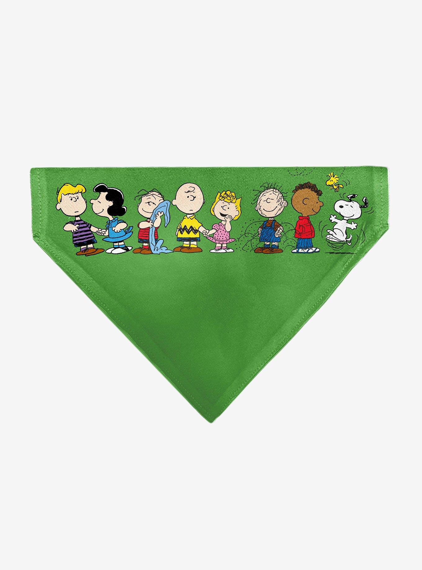 Peanuts Gang Group Pose Slip On Collar Pet Bandana - Bandana Only, , hi-res