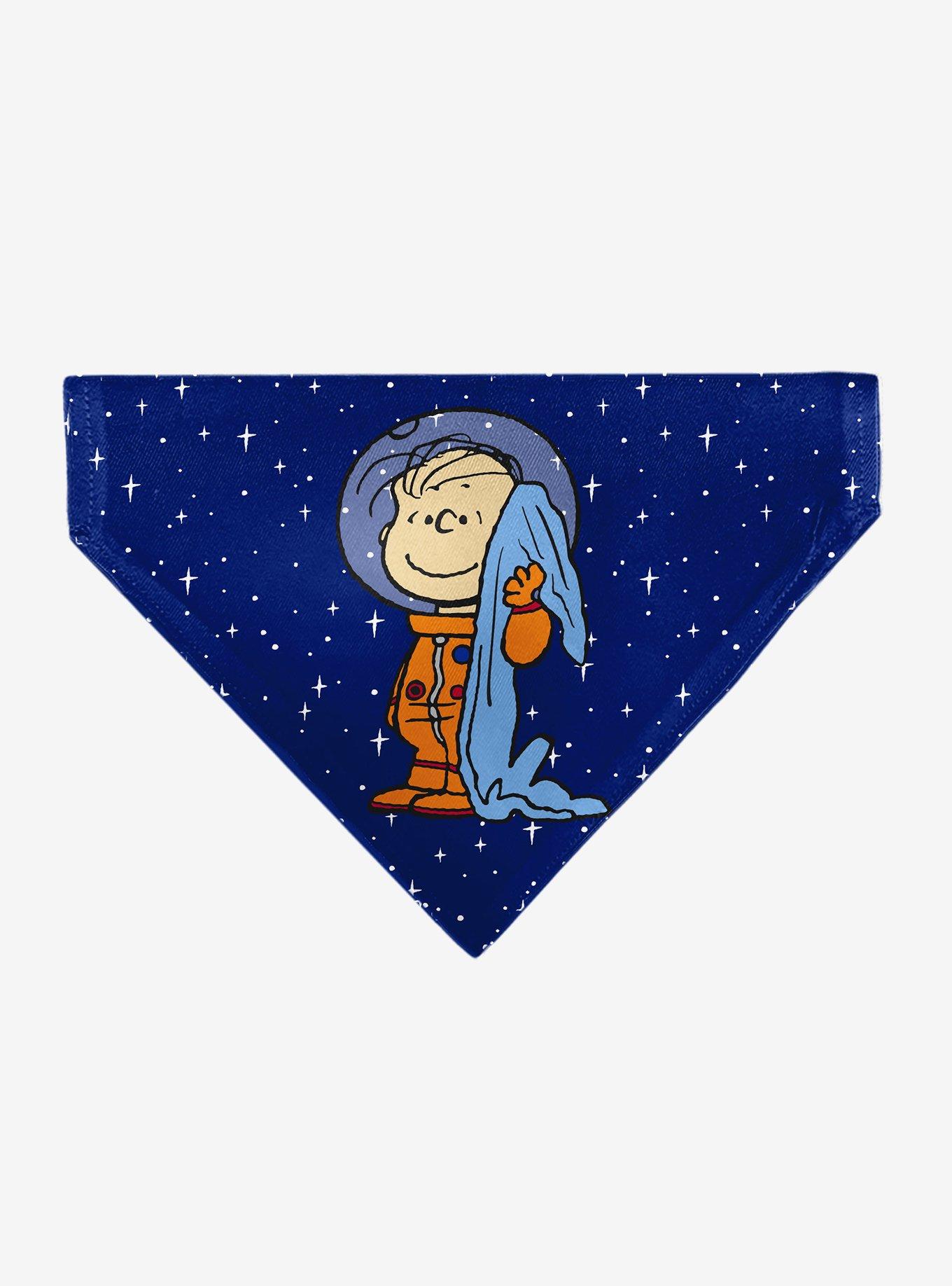 Peanuts Astronaut Linus Security Blanket Space Slip On Collar Pet Bandana - Bandana Only, , hi-res