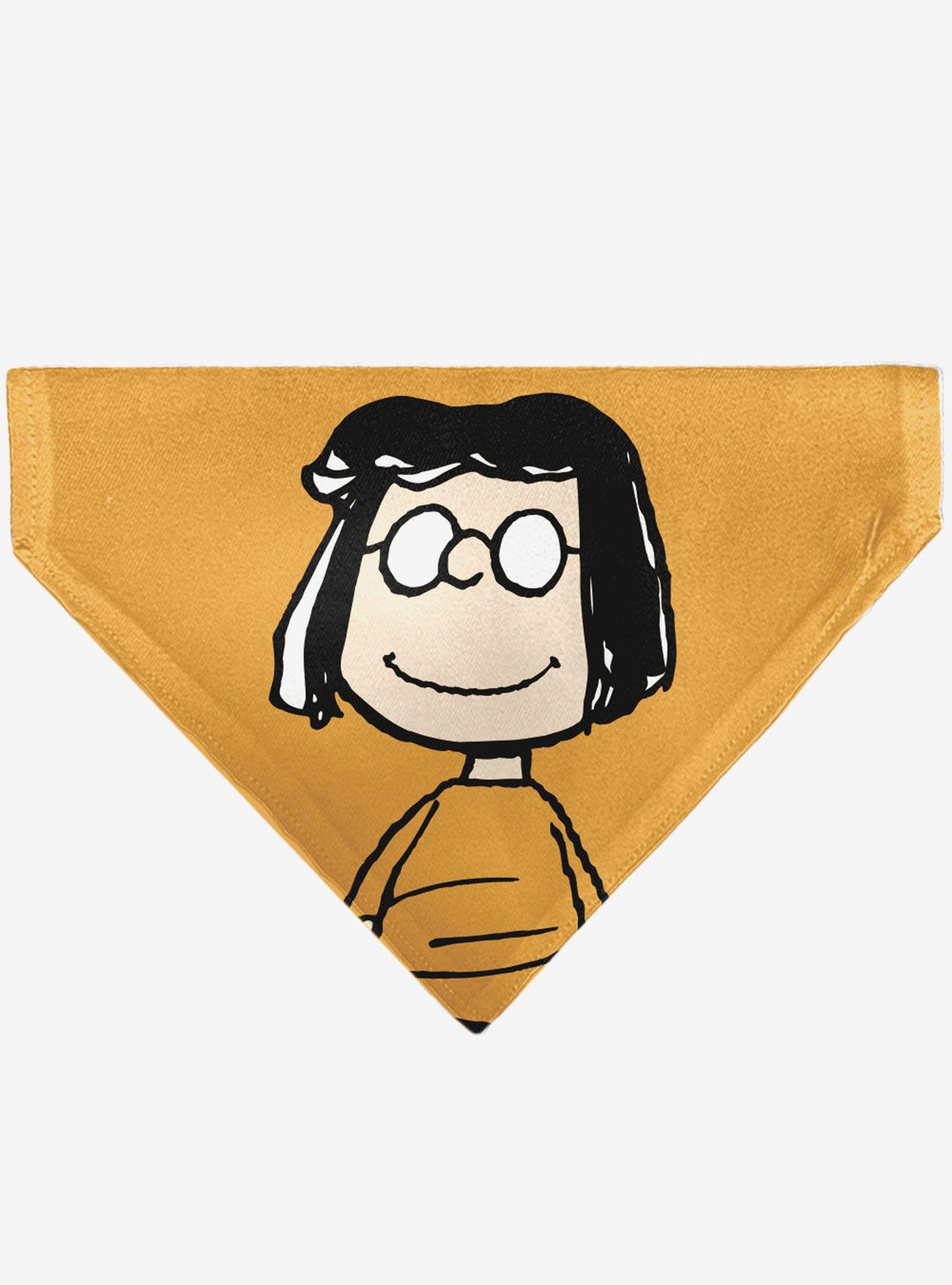 Peanuts Marcie Smiling Face Slip On Collar Pet Bandana - Bandana Only, , hi-res