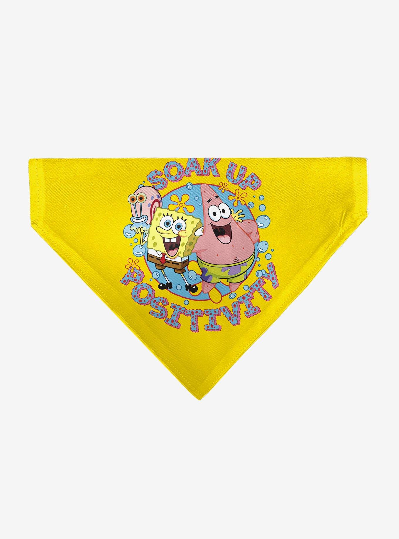 SpongeBob SquarePants and Friends Soak Up Positivity Slip On Collar Pet Bandana - Bandana Only, , hi-res