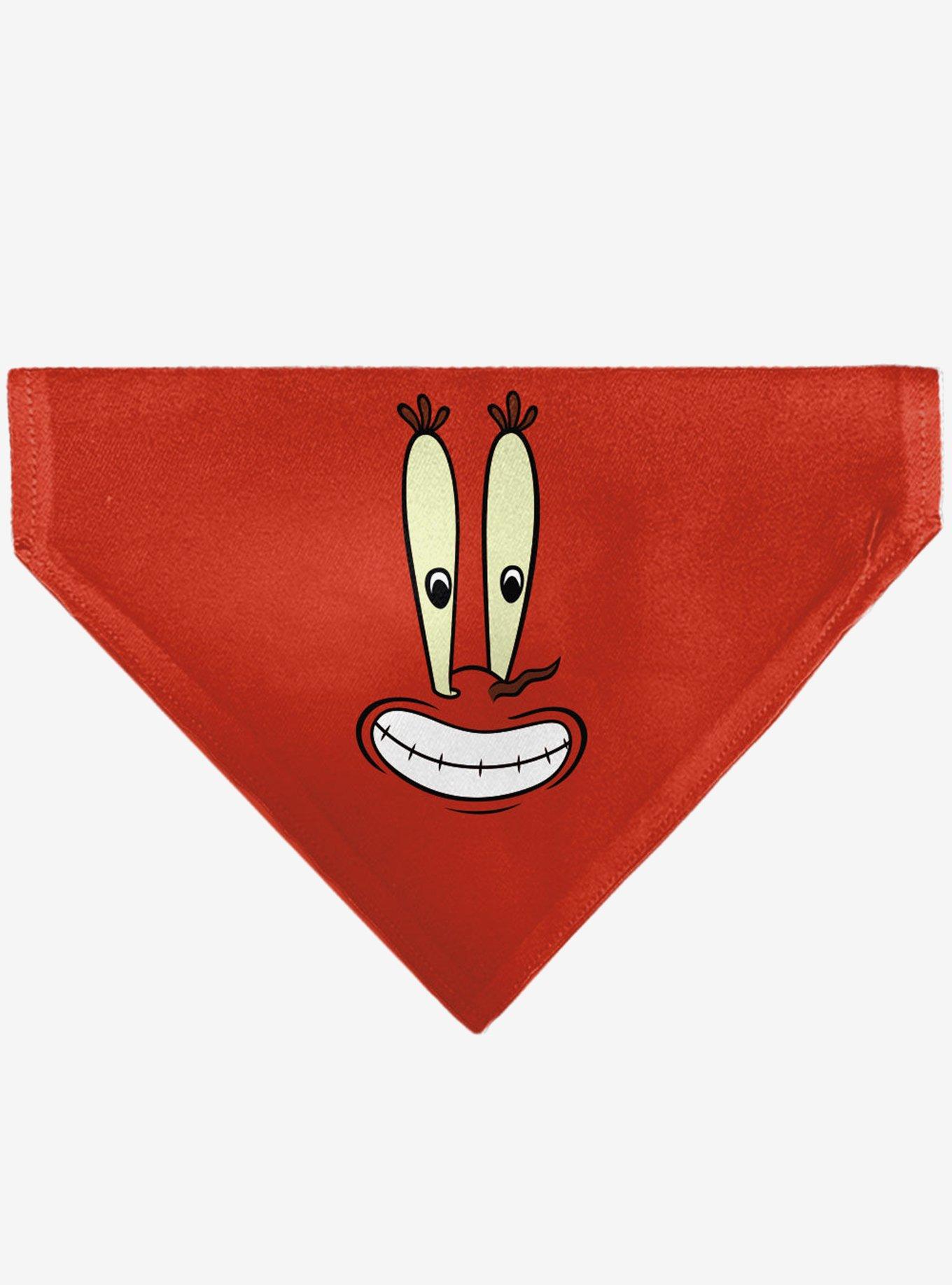 SpongeBob SquarePants Mr Krabs Character Slip On Collar Pet Bandana - Bandana Only, , hi-res