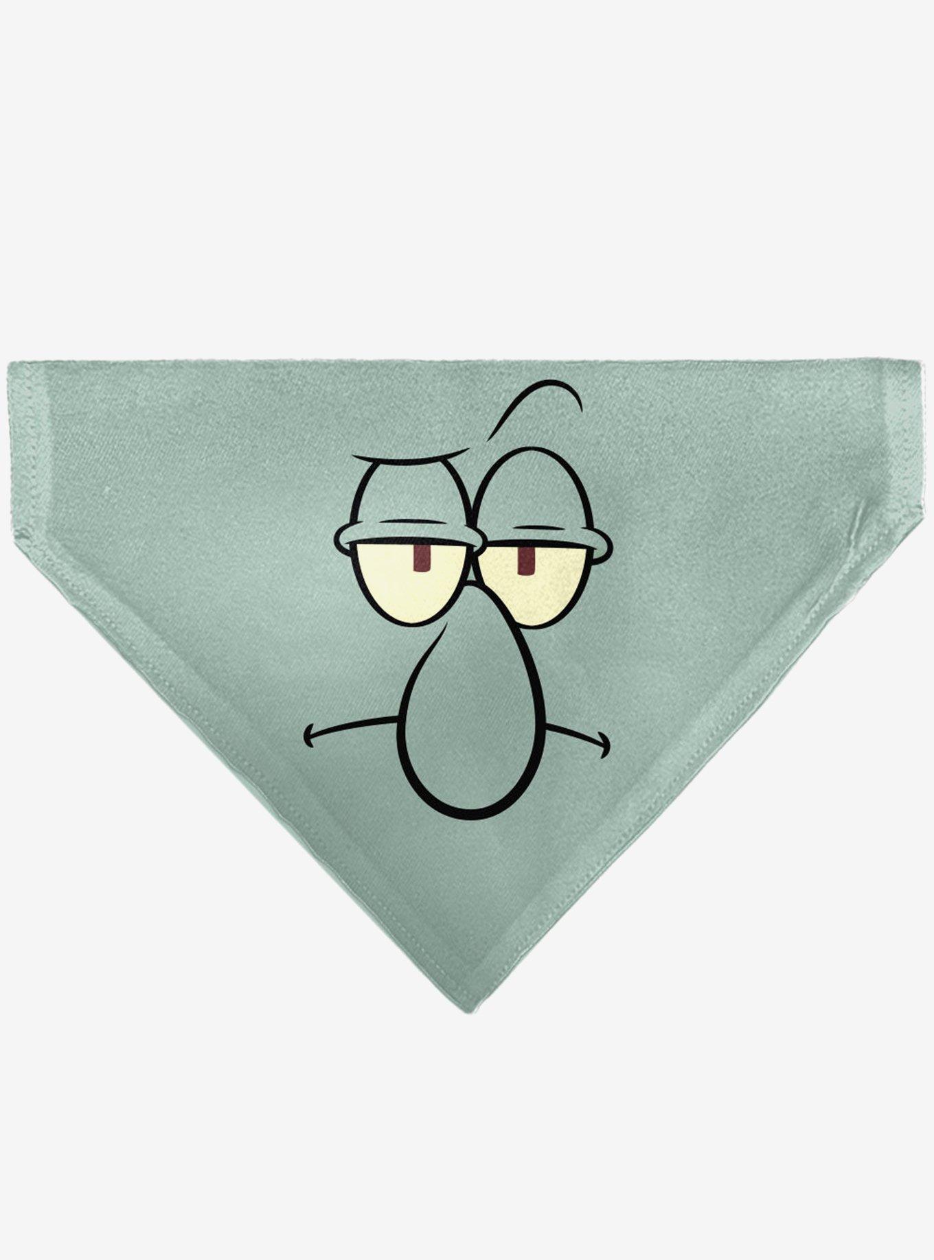 SpongeBob SquarePants Squidward Character Slip On Collar Pet Bandana - Bandana Only, , hi-res