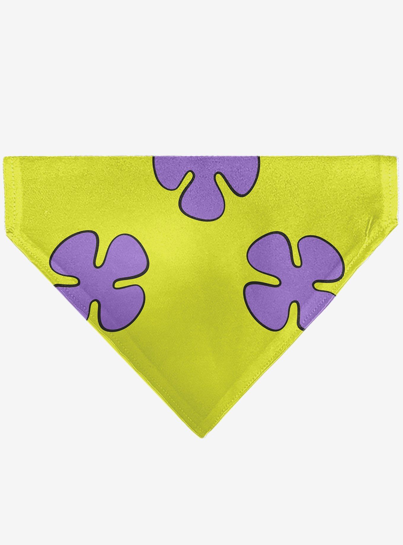 SpongeBob SquarePants Patrick Star Shorts Flower Slip On Collar Pet Bandana - Bandana Only, , hi-res