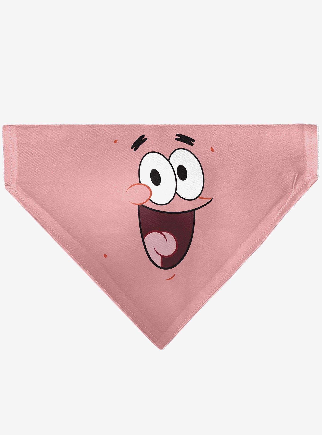 SpongeBob SquarePants Patrick Star Smiling Face Slip On Collar Pet Bandana - Bandana Only, , hi-res
