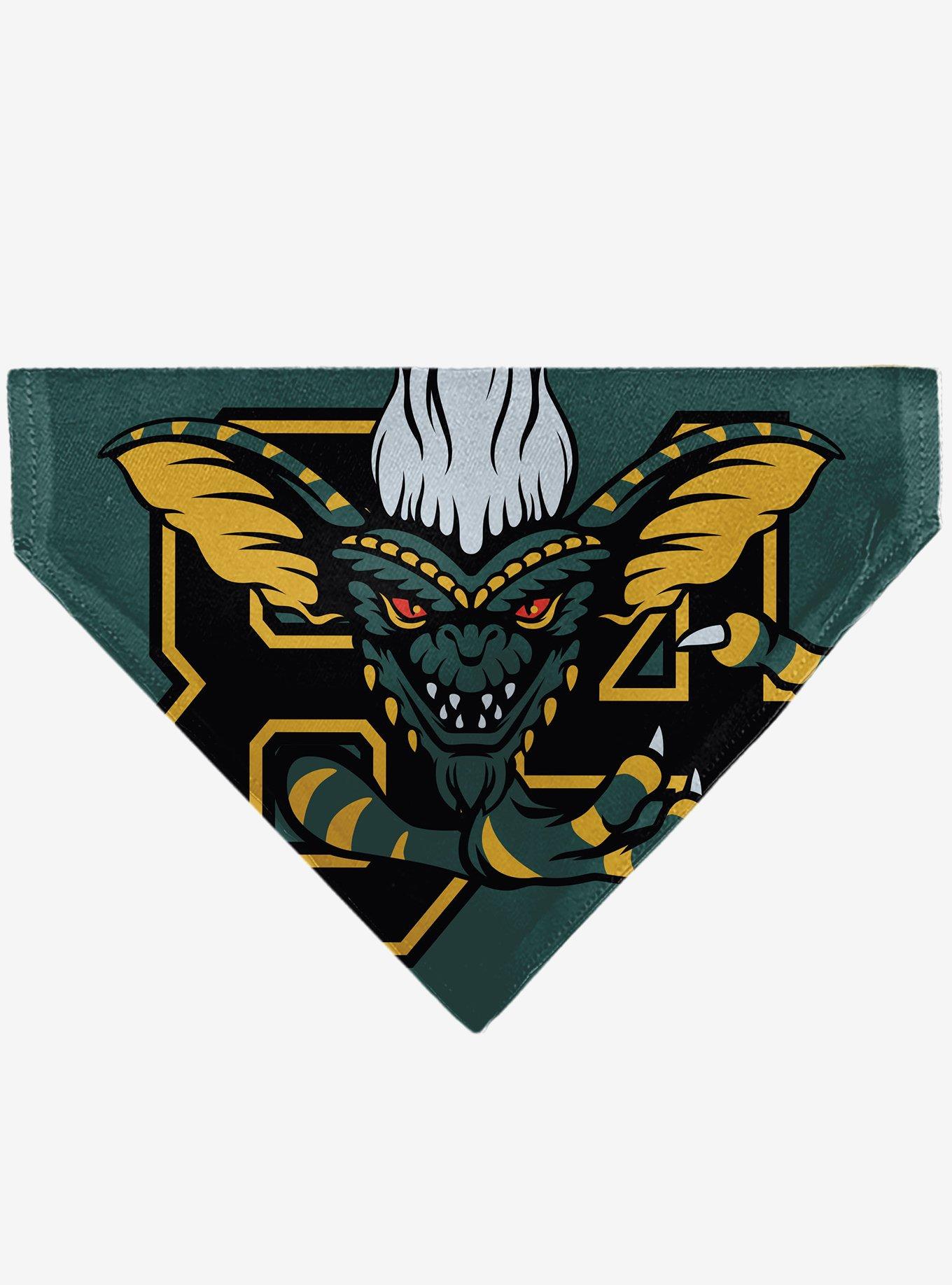 Gremlins Stripe 84 Face and Gremlins Title Slip On Collar Pet Bandana - Bandana Only, , hi-res