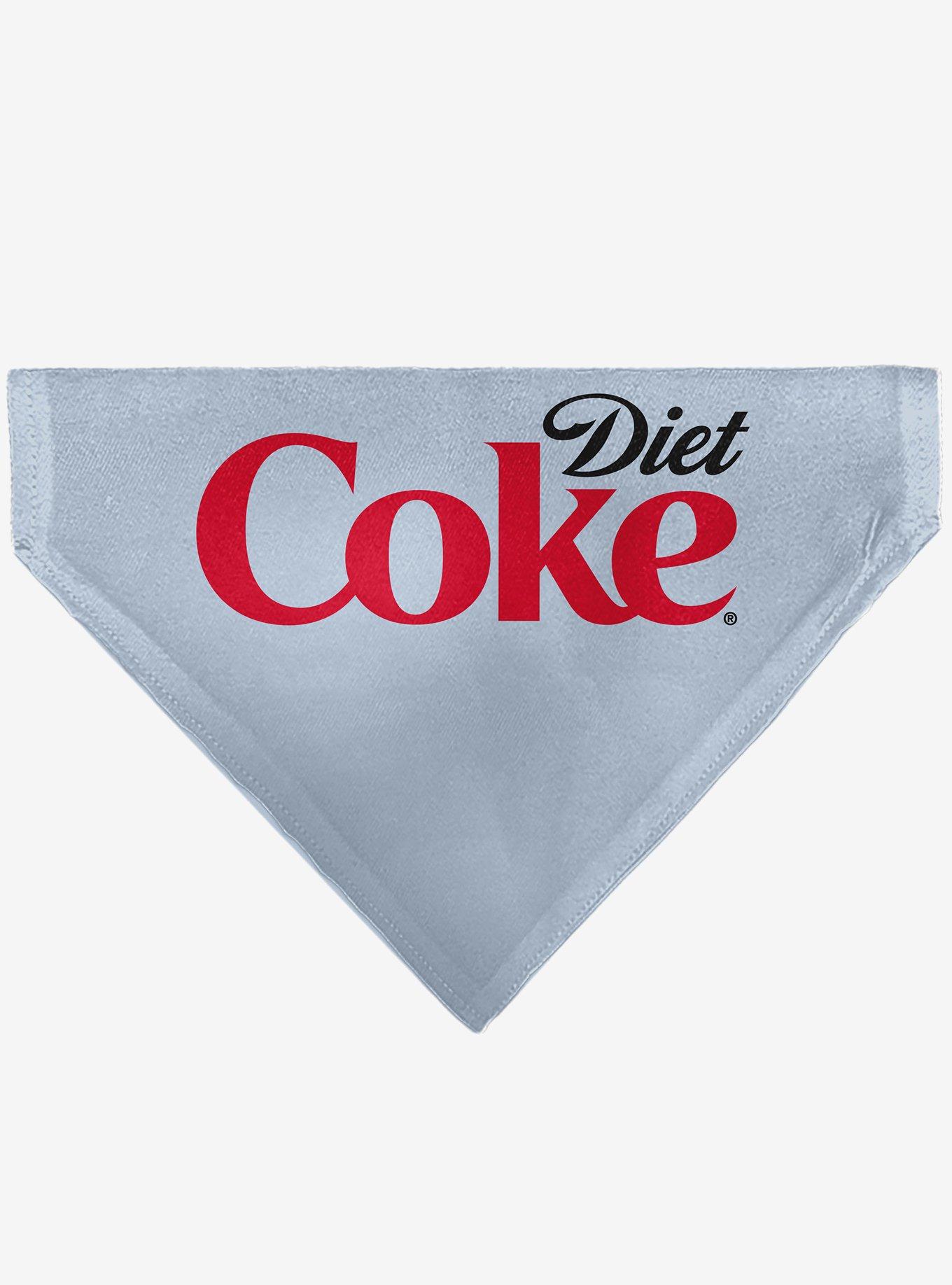Coca-Cola Diet Coke Logo Black Slip On Collar Pet Bandana - Bandana Only, , hi-res