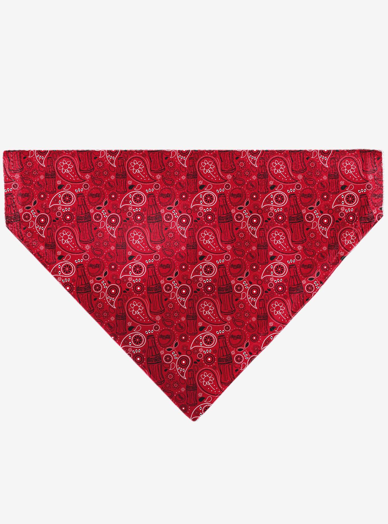 The Coca-Cola Company Coca Cola Icons Bandana Collage Slip On Collar Pet Bandana - Bandana Only, , hi-res