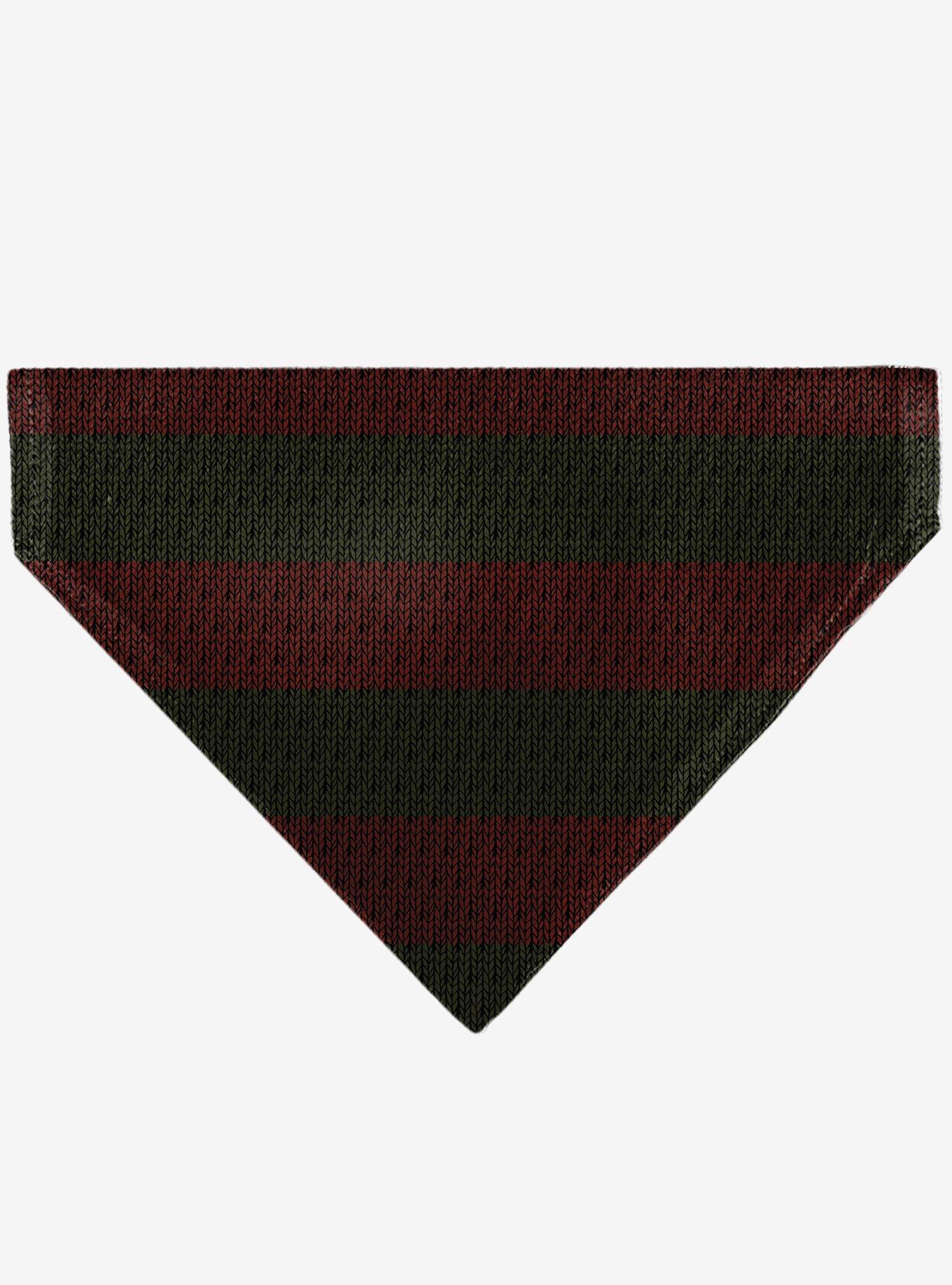 A Nightmare On Elm Street Freddy Melted Black Slip On Collar Pet Bandana - Bandana Only, , hi-res