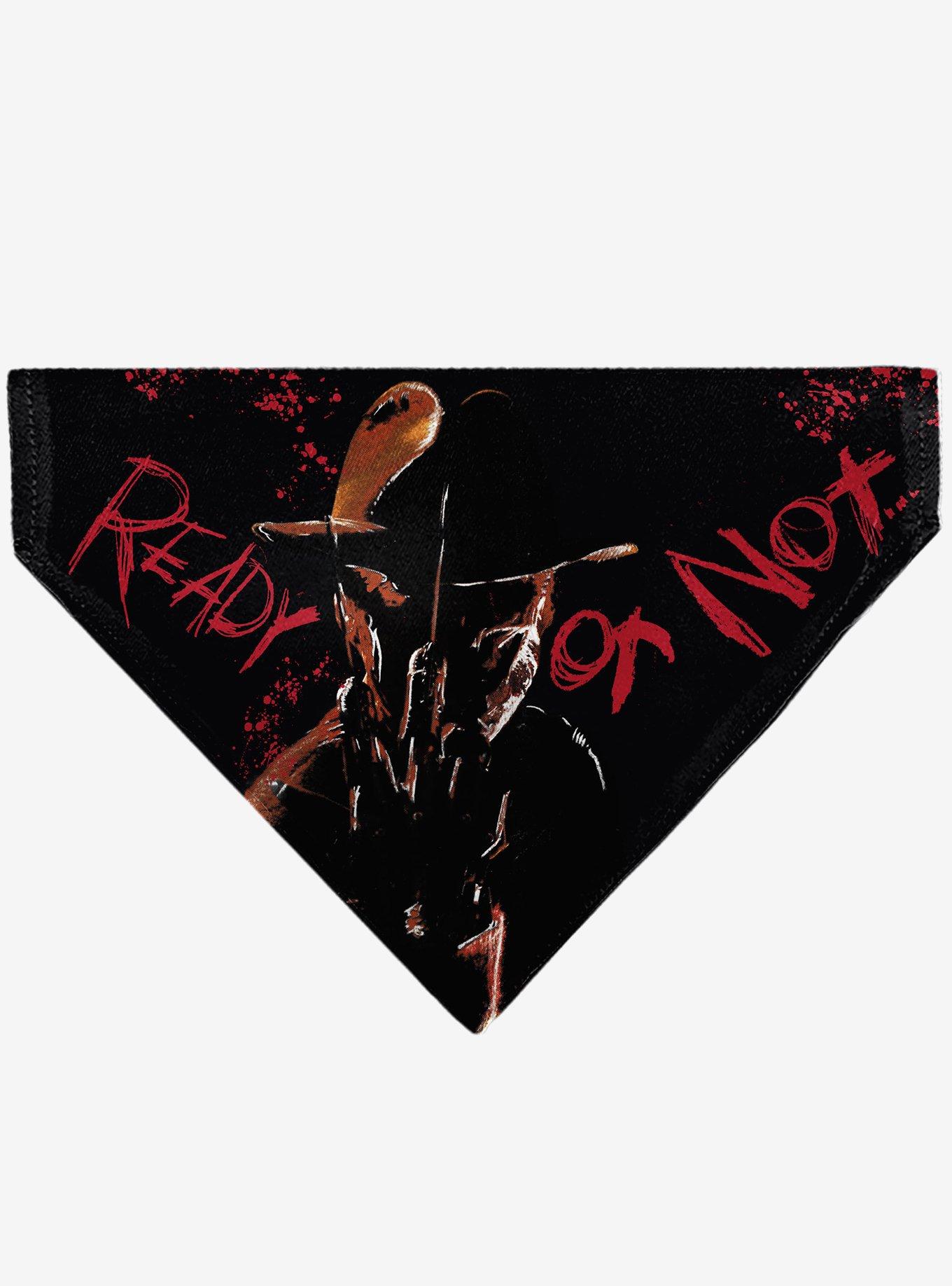A Nightmare On Elm Street Ready Or Not Here I Come Slip On Collar Pet Bandana - Bandana Only, , hi-res