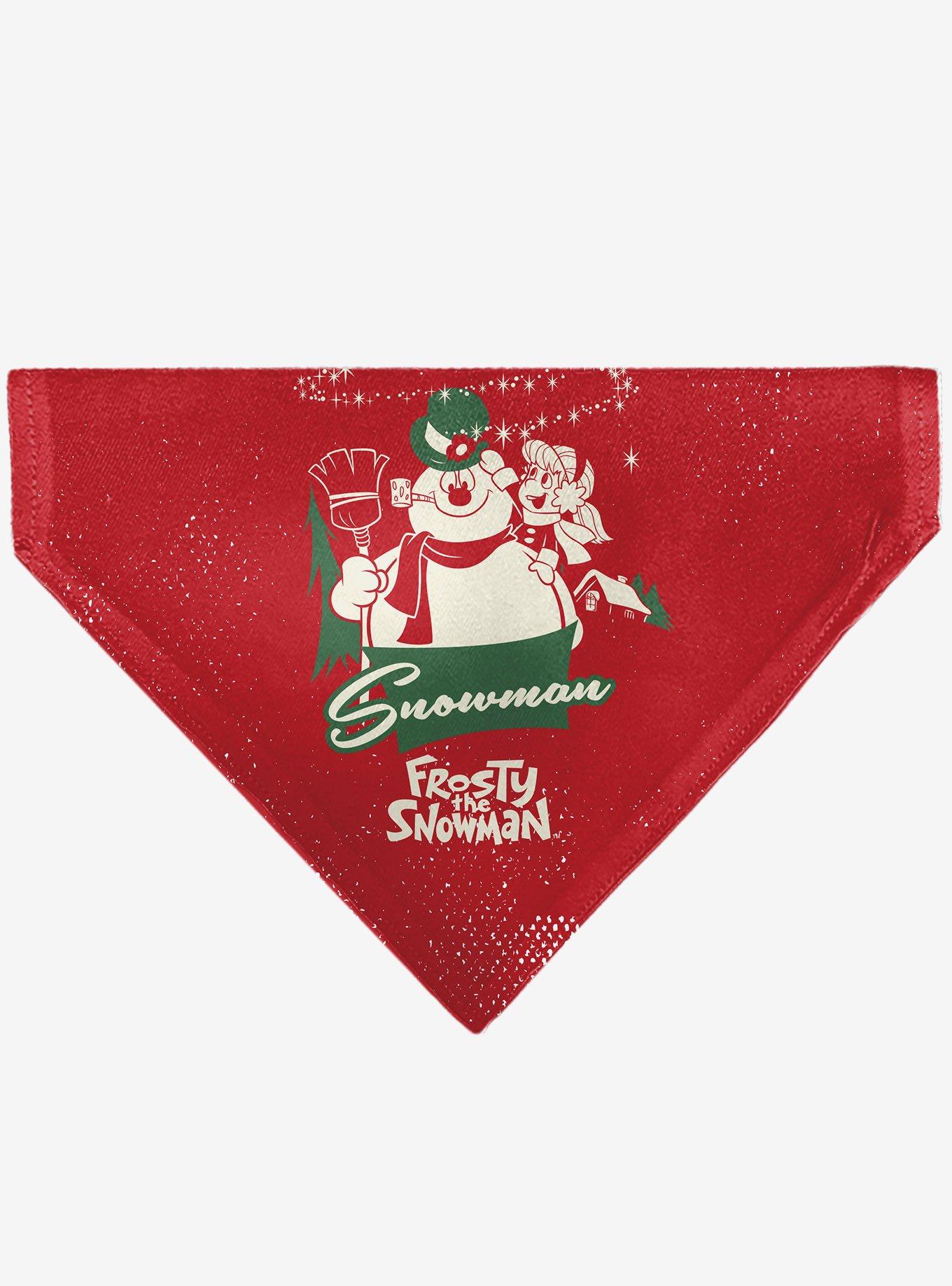 Frosty The Snowman Karen Pose and Logo Slip On Collar Pet Bandana - Bandana Only, , hi-res