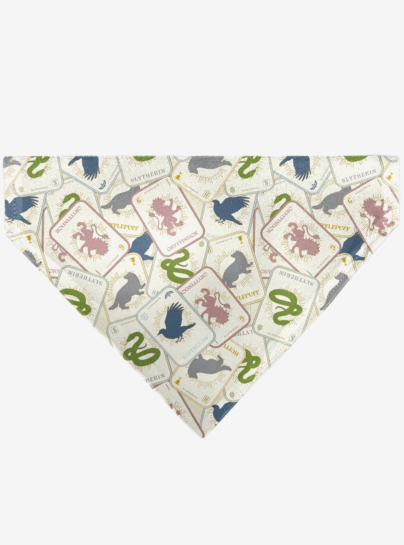 Harry Potter School Tarot Cards Stacked Multi Slip On Collar Pet Bandana - Bandana Only, , hi-res