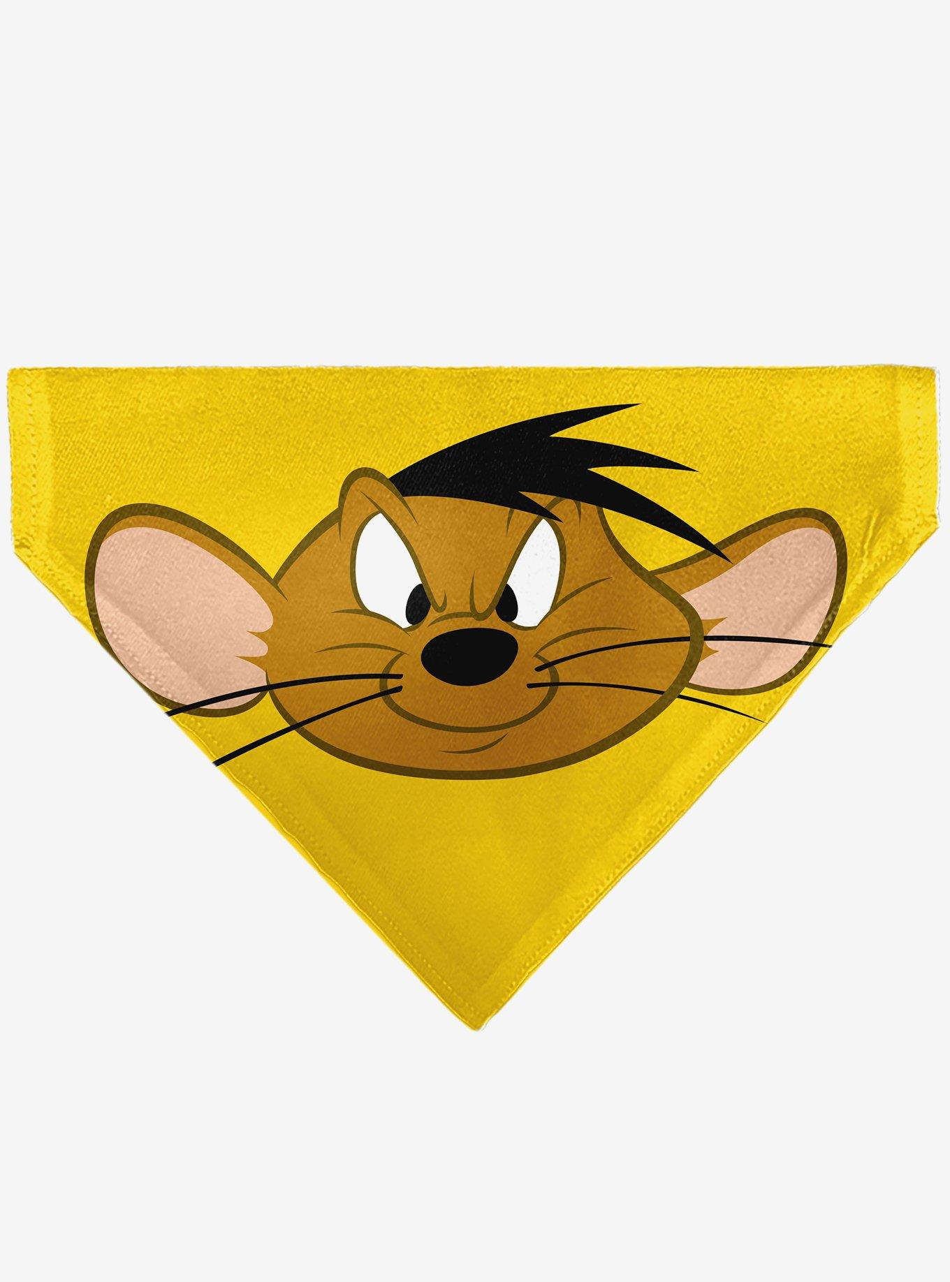 Looney Tunes Speedy Gonzales Face Close Up Slip On Collar Pet Bandana - Bandana Only, , hi-res
