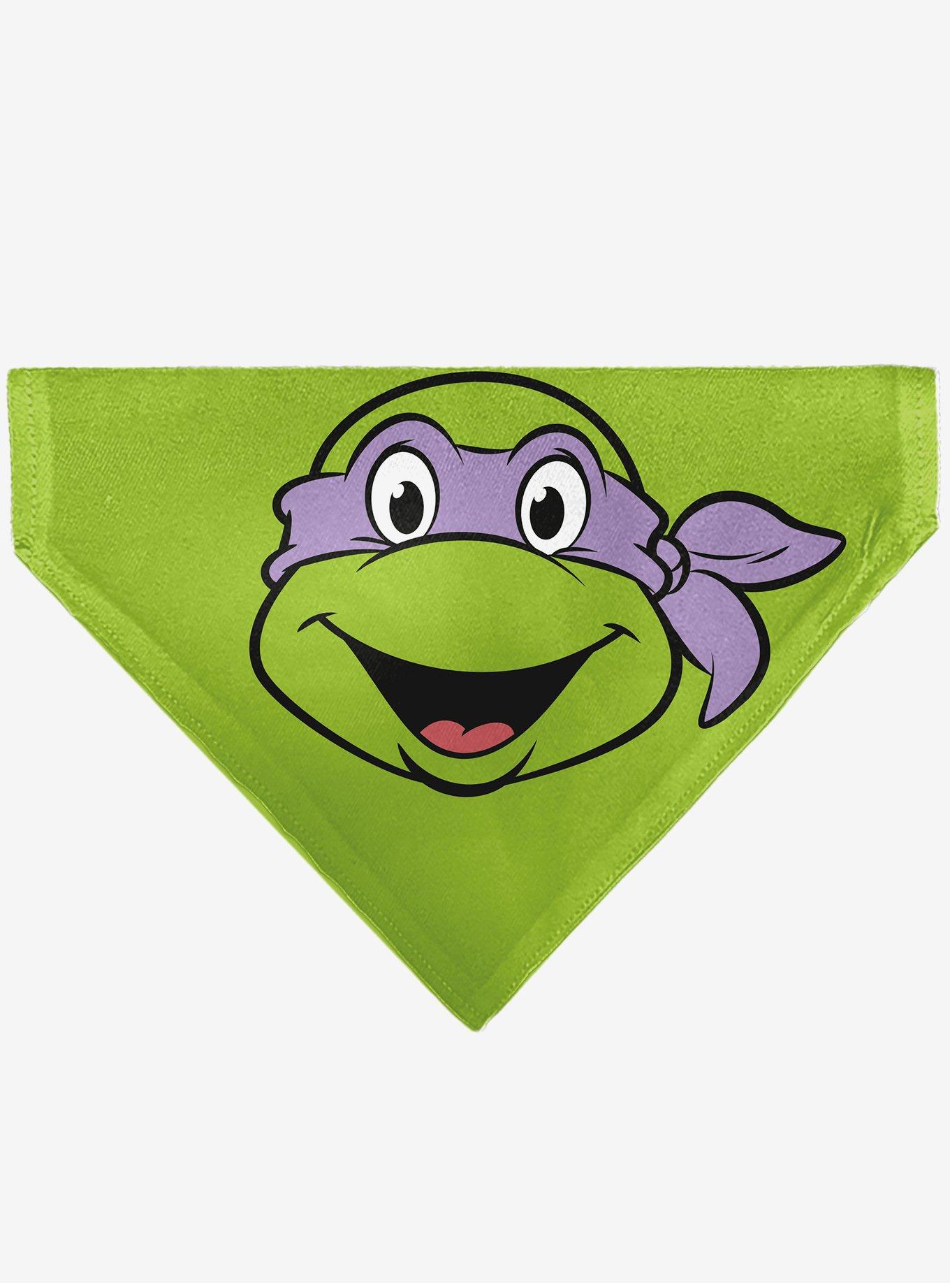 Teenage Mutant Ninja Turtles Donatello Turtle Shell Slip On Collar Pet Bandana - Bandana Only