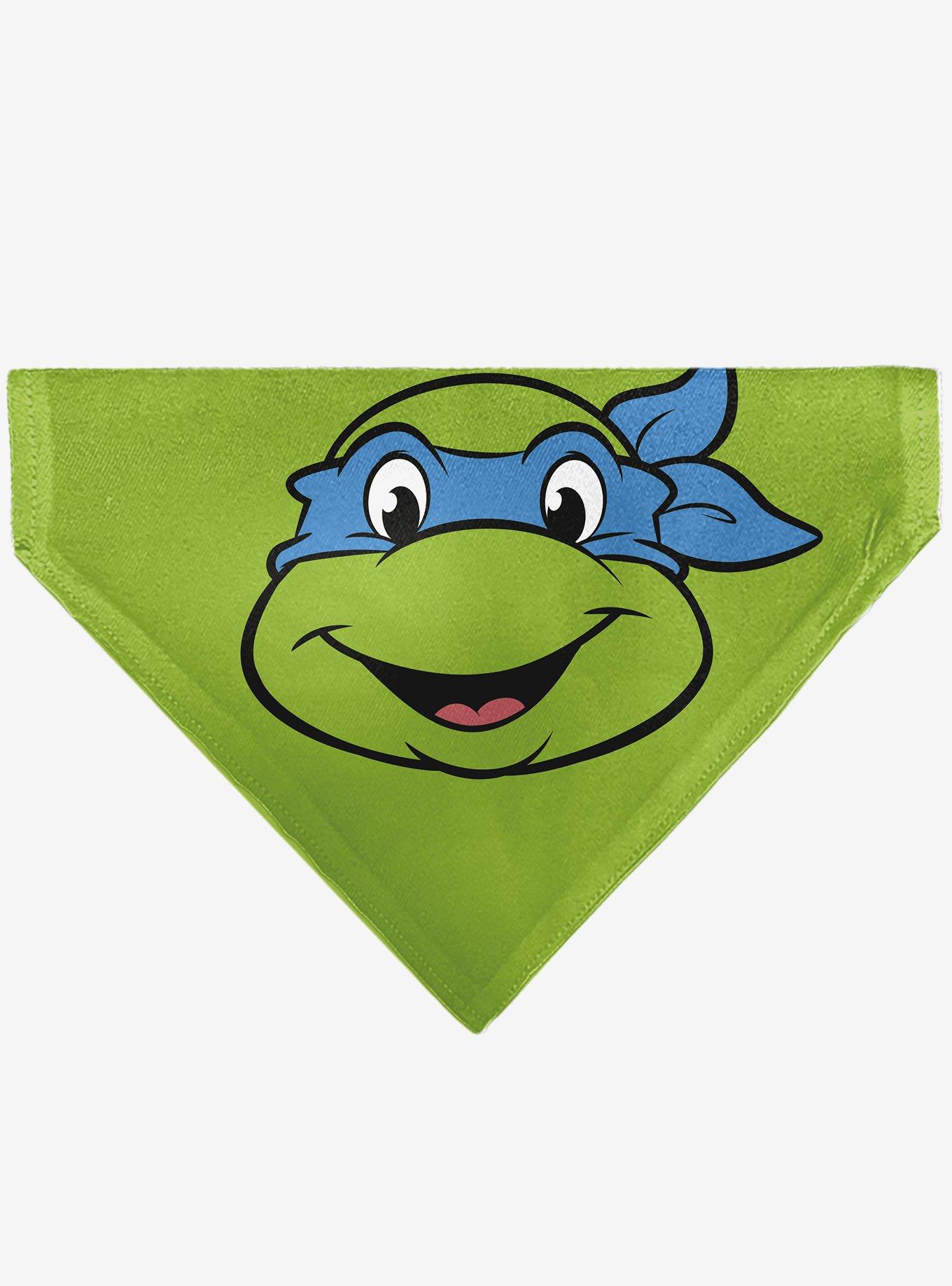 Teenage Mutant Ninja Turtles Leonardo Turtle Shell Slip On Collar Pet Bandana - Bandana Only, , hi-res
