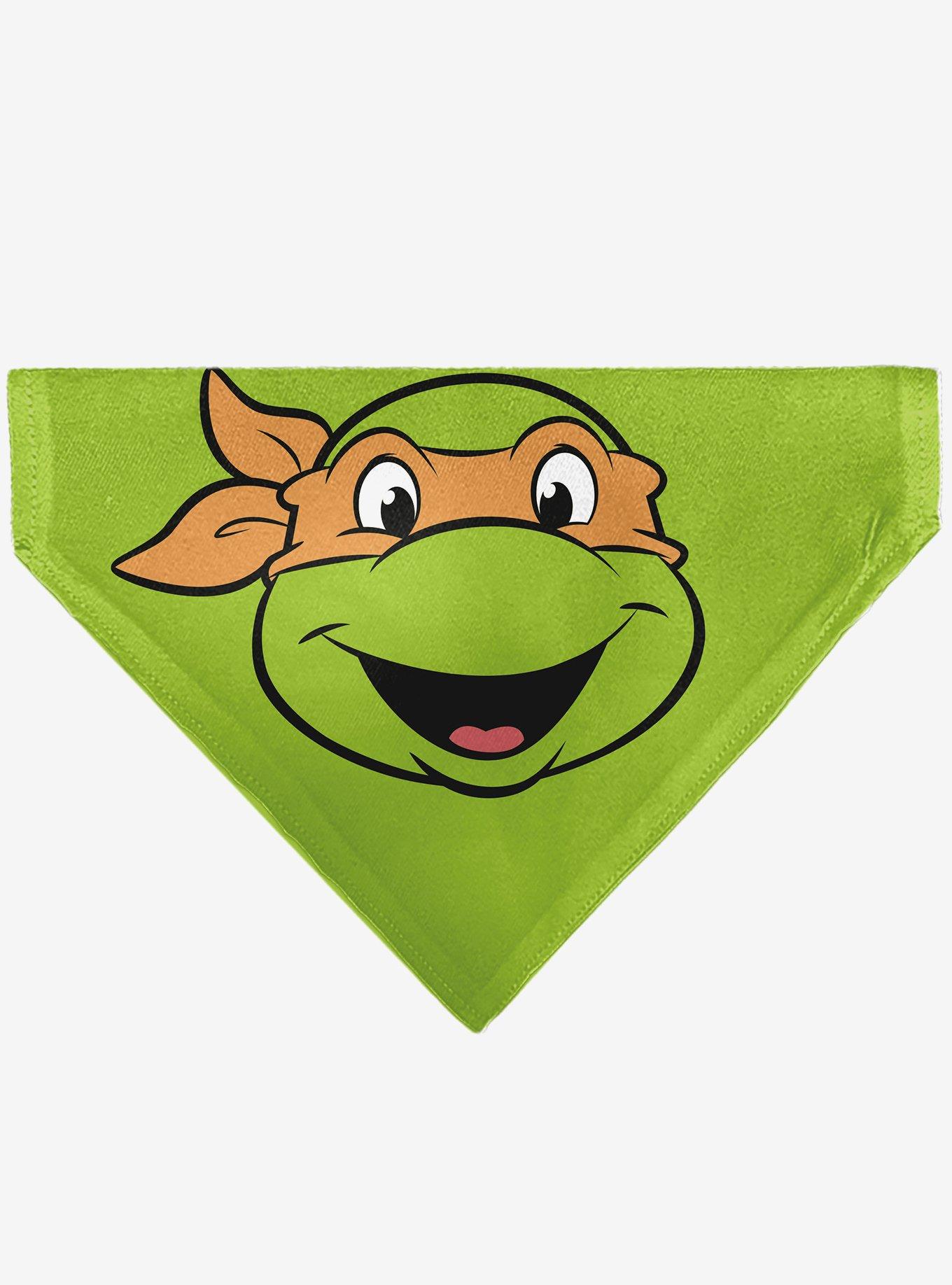 Teenage Mutant Ninja Turtles Michaelangelo Shell Slip On Collar Pet Bandana - Bandana Only, , hi-res