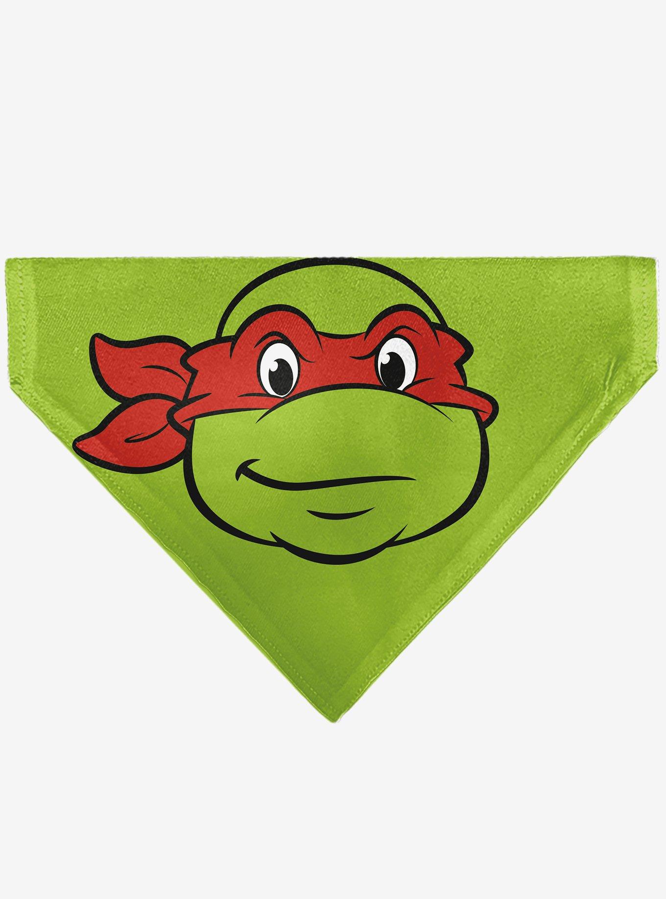 Teenage Mutant Ninja Turtles Raphael Turtle Shell Slip On Collar Pet Bandana - Bandana Only, , hi-res