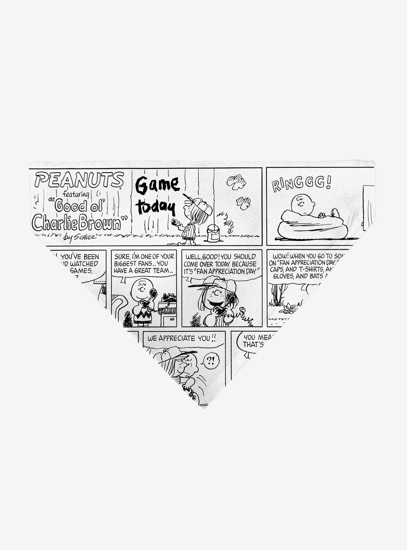 Peanuts Good Ol Charlie Brown Comic Scene Slip On Collar Pet Bandana - Bandana Only, , hi-res