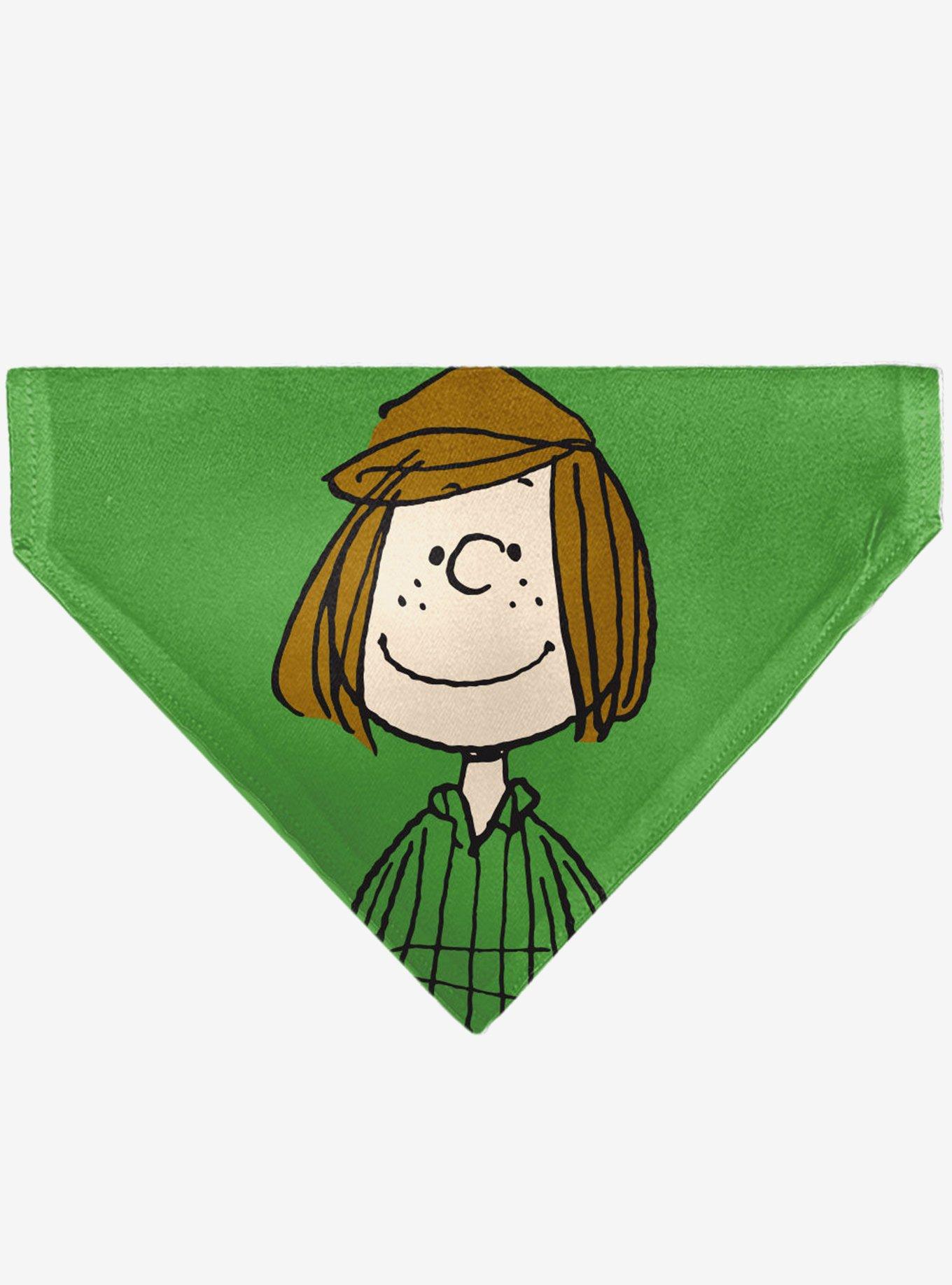 Peanuts Peppermint Patty Smiling Face Slip On Collar Pet Bandana - Bandana Only, , hi-res