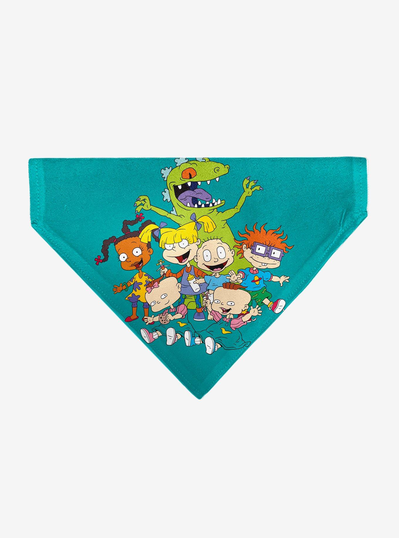 Rugrats Kids Group Pose and Title Slip On Collar Pet Bandana - Bandana Only, , hi-res