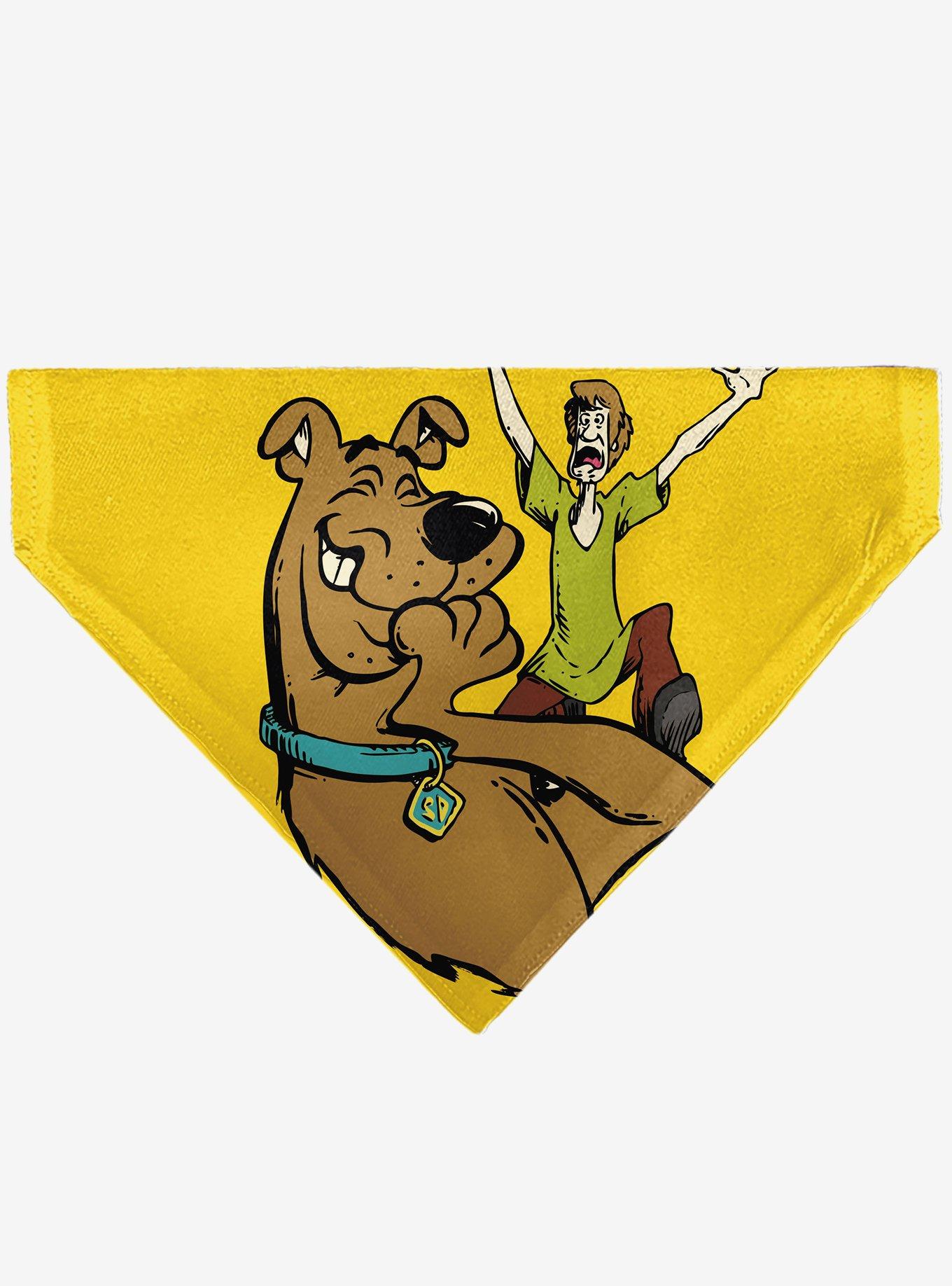 Scooby-Doo! and Shaggy Screaming Pose Slip On Collar Pet Bandana - Bandana Only, , hi-res