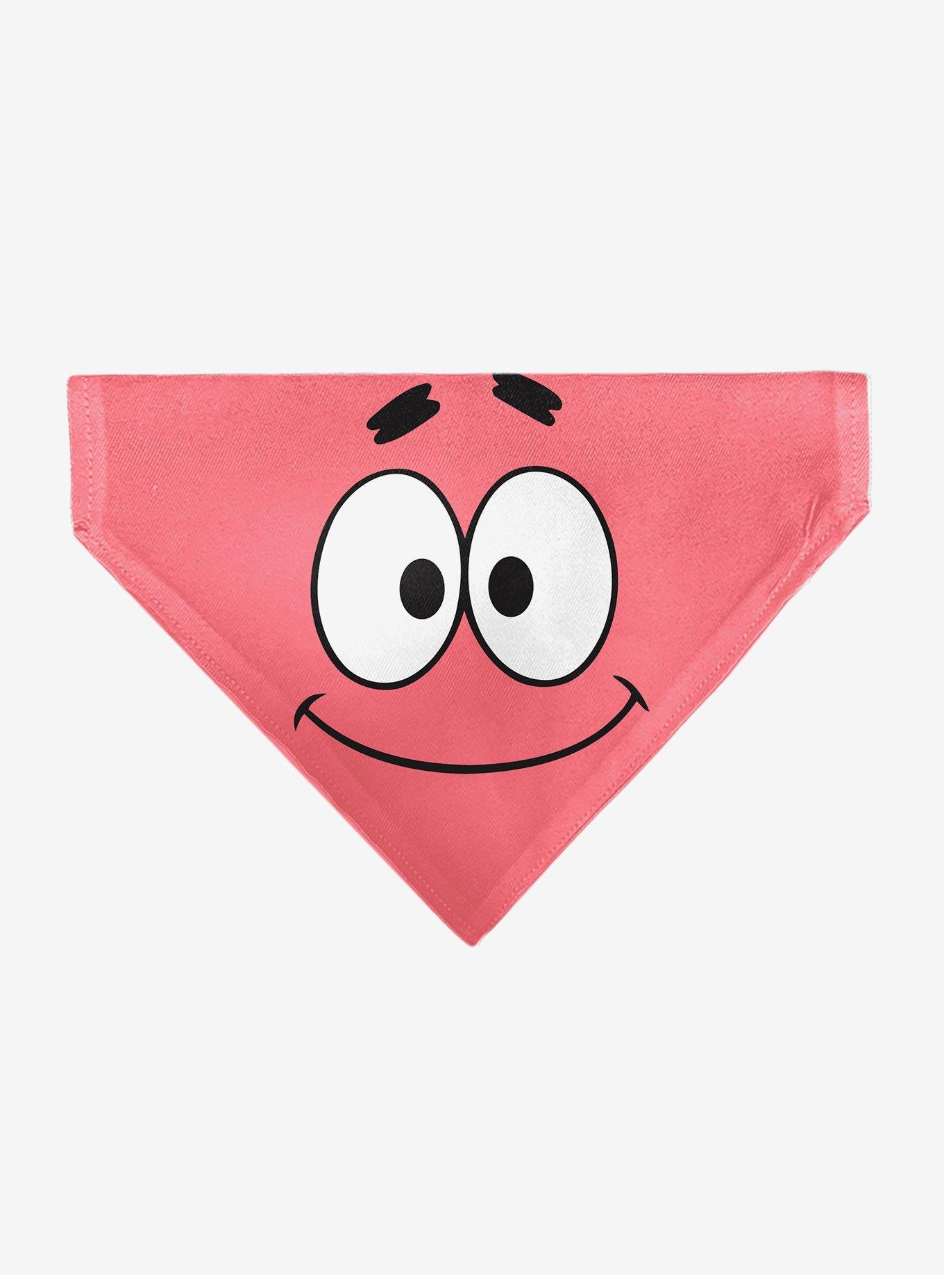 SpongeBob SquarePants Patrick Star Face Slip On Collar Pet Bandana - Bandana Only, , hi-res