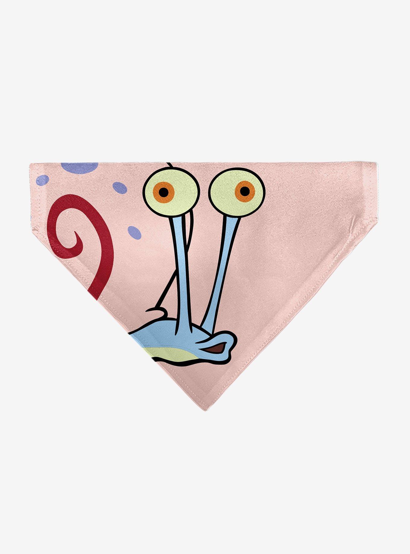 SpongeBob SquarePants Gary The Snail Face Slip On Collar Pet Bandana - Bandana Only, , hi-res
