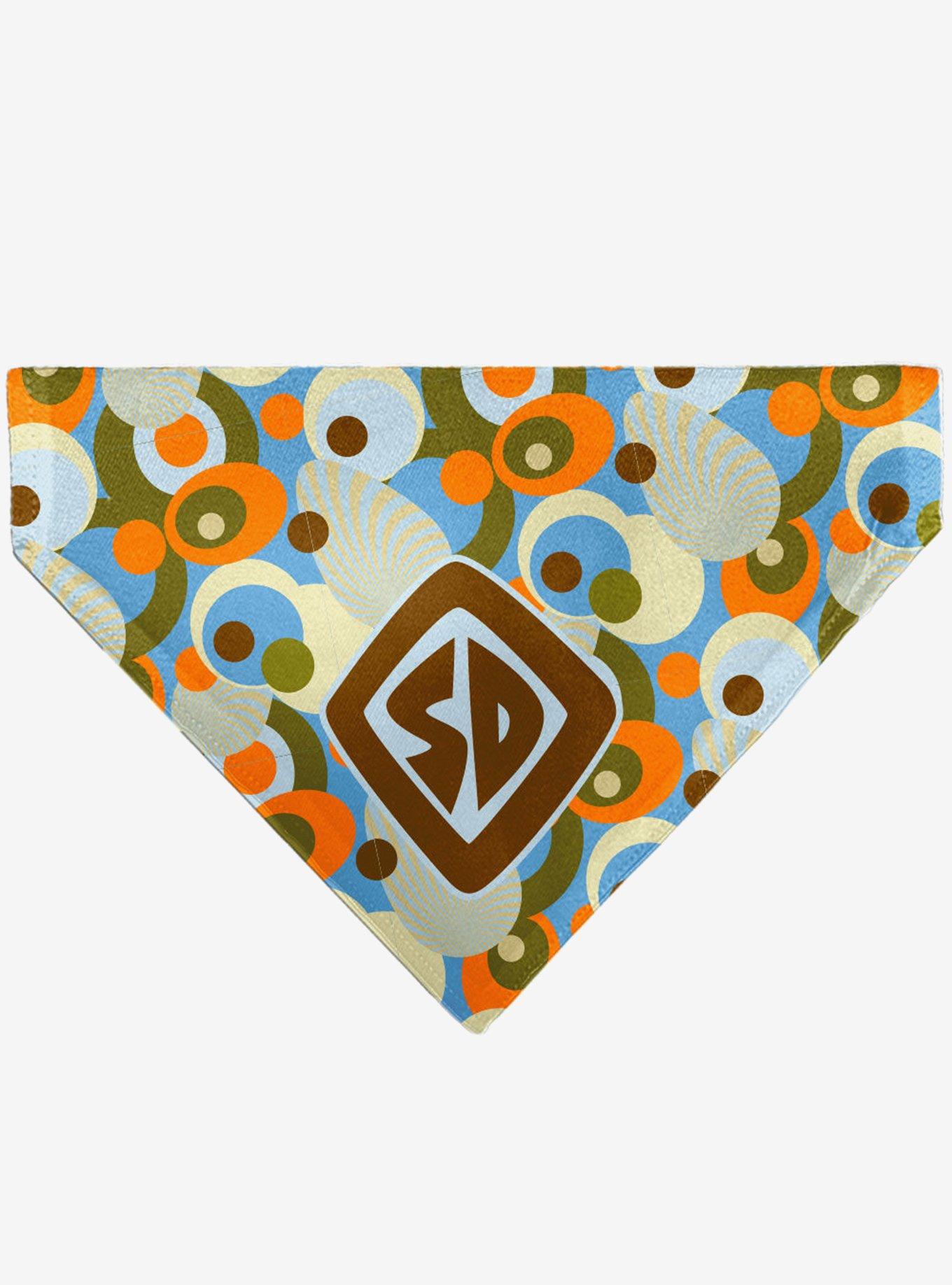 Scooby-Doo! SD Dog Tag Retro Dots Multi Slip On Collar Pet Bandana - Bandana Only, , hi-res