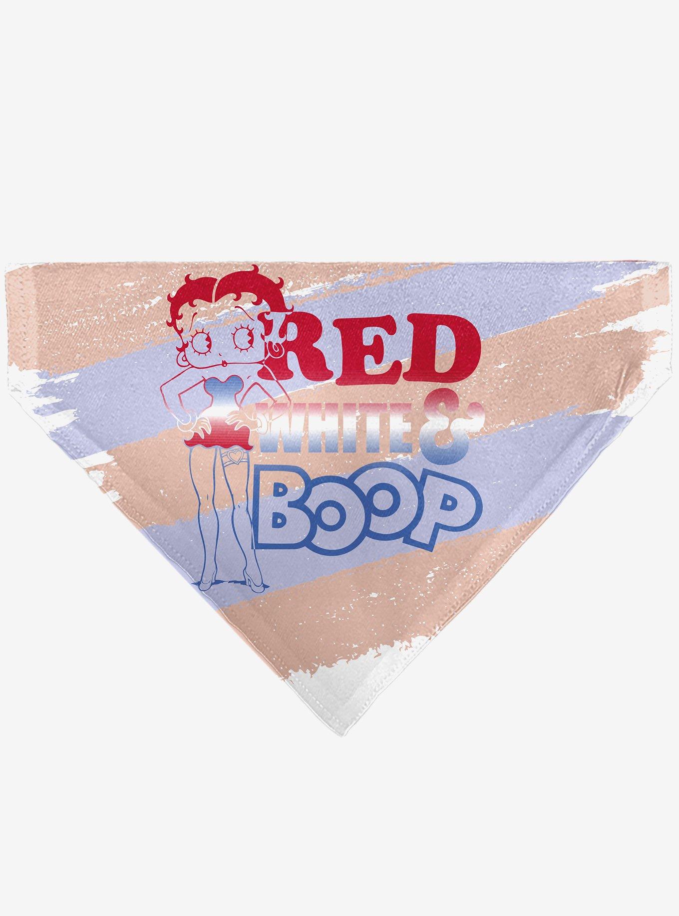 Betty Boop Stripes Pose Slip On Collar Pet Bandana - Bandana Only, , hi-res