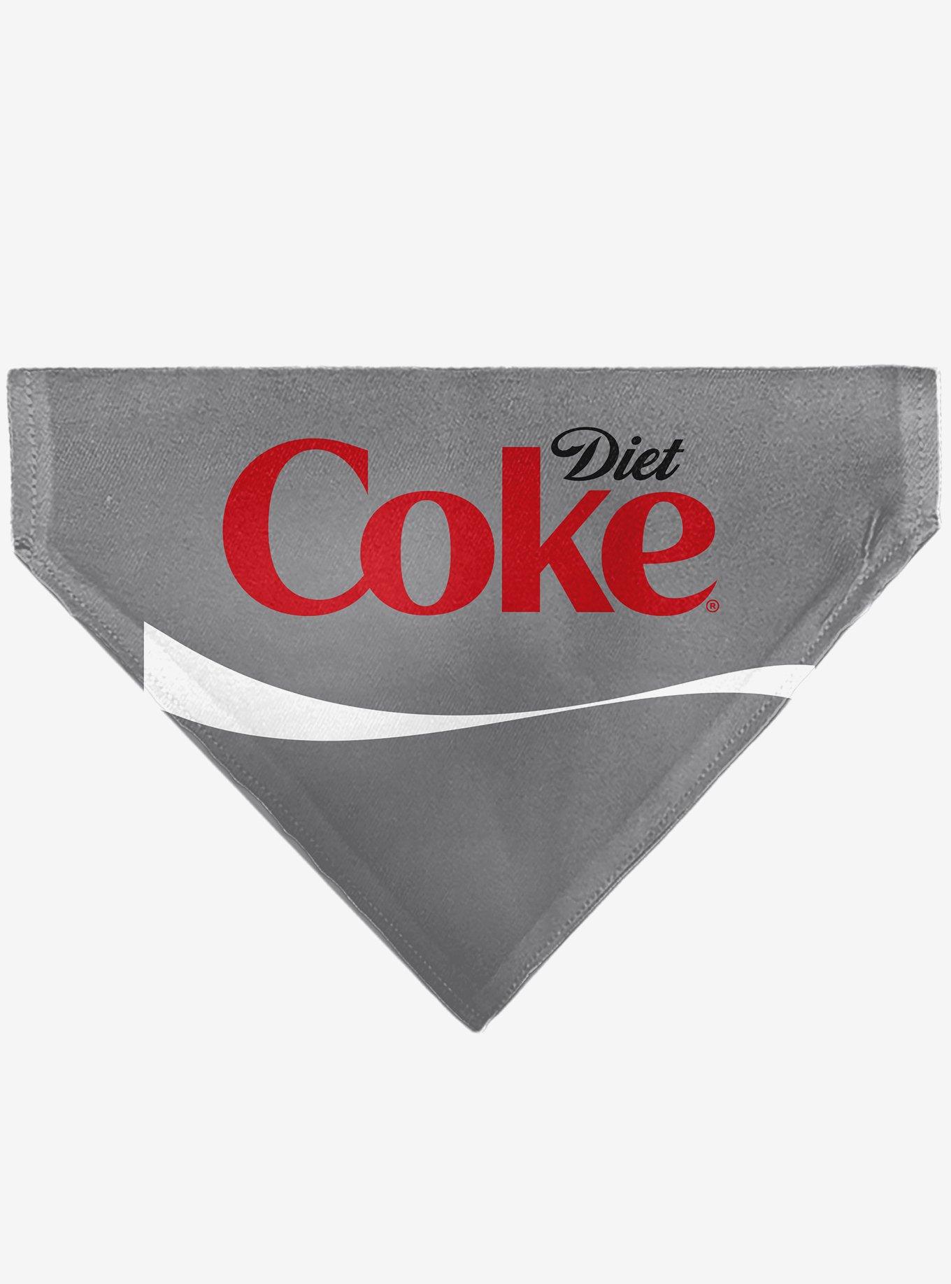 Coca-Cola Diet Coke Logo Slip On Collar Pet Bandana - Bandana Only, , hi-res