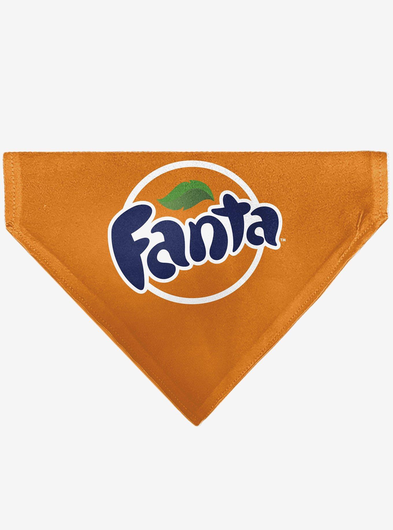 The Coca-Cola Company Fanta Round Logo Slip On Collar Pet Bandana - Bandana Only, , hi-res