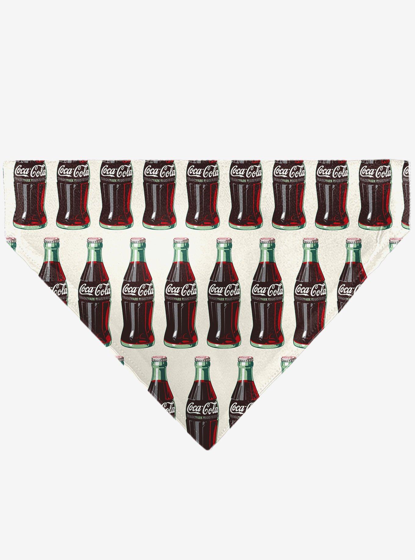 Coca-Cola Glass Bottles Collage Slip On Collar Pet Bandana - Bandana Only, , hi-res