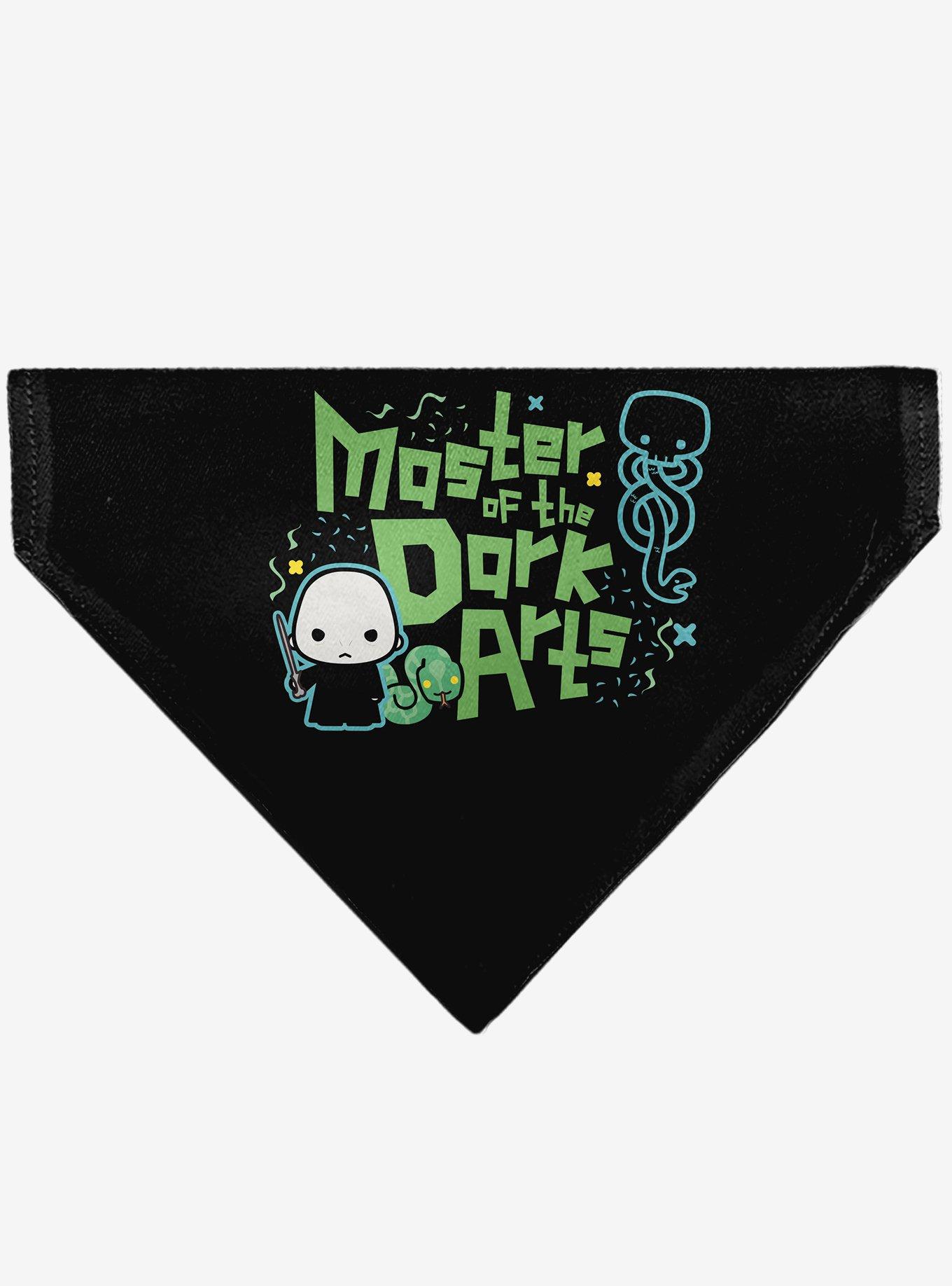 Harry Potter Chibi Voldemort Master of The Dark Arts Black Slip On Collar Pet Bandana - Bandana Only, , hi-res