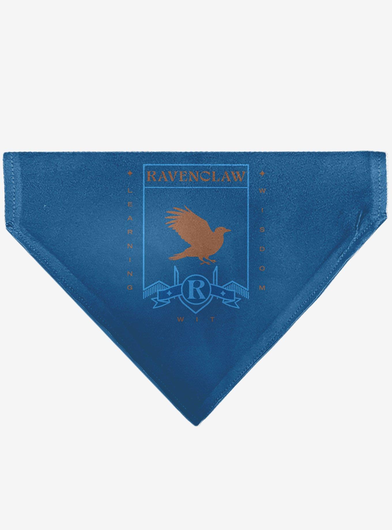 Harry Potter Ravenclaw Traits Banner and Icons Slip On Collar Pet Bandana - Bandana Only, , hi-res
