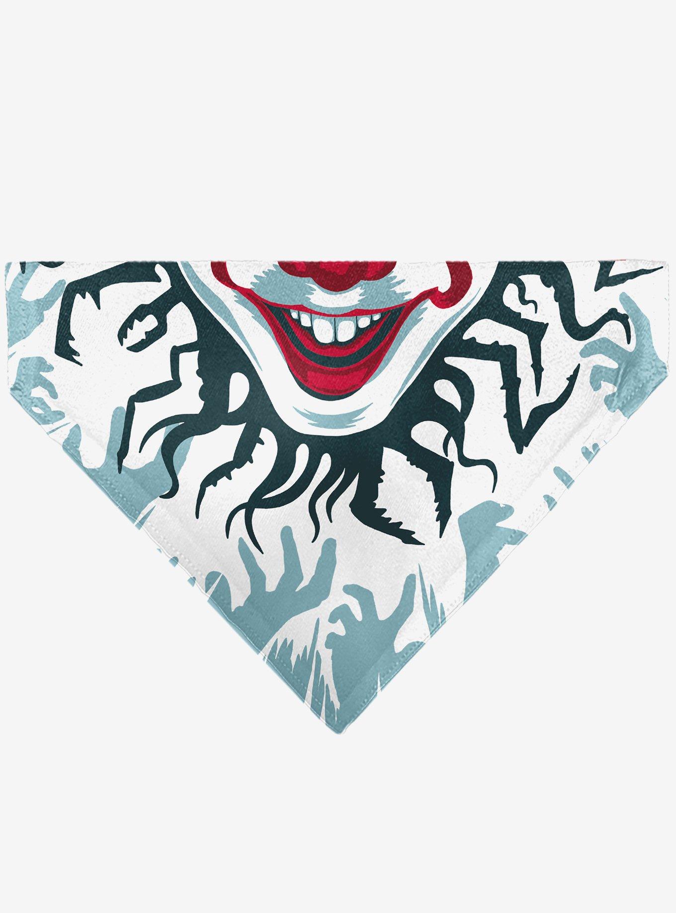 IT Pennywise Smile and Balloons Slip On Collar Pet Bandana - Bandana Only, , hi-res