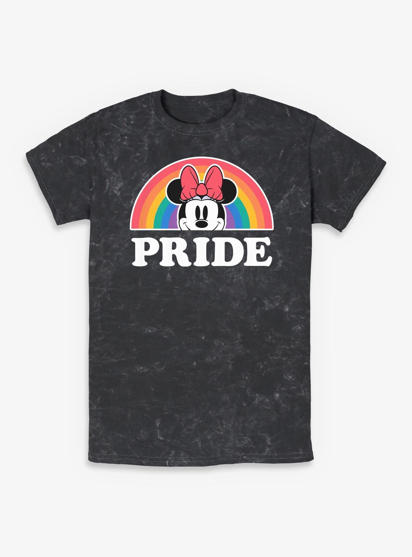 Disney Minnie Mouse Pride Rainbow Mineral Wash T-Shirt, , hi-res
