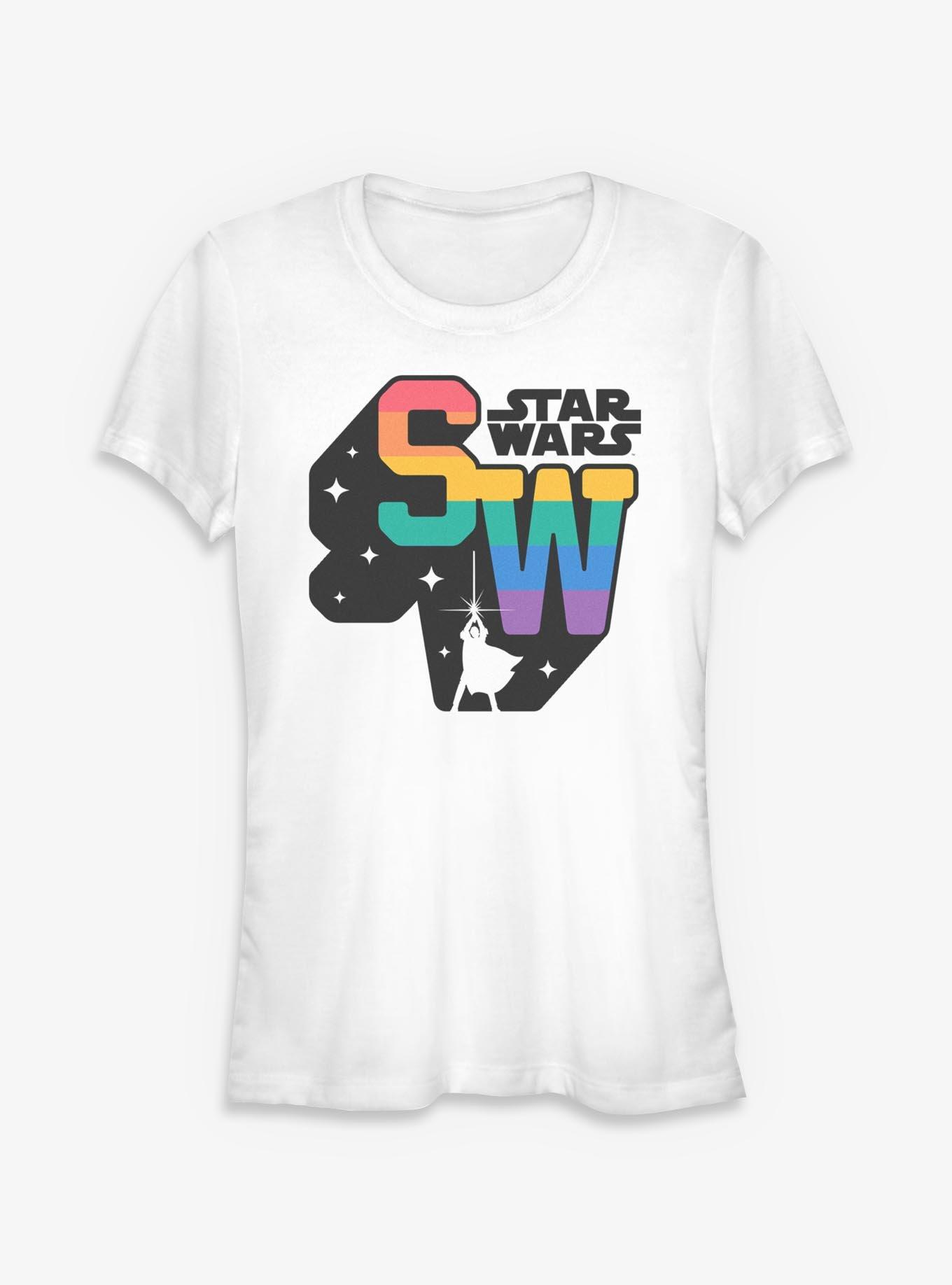 Star Wars Pride Rainbow Girls T-Shirt, , hi-res