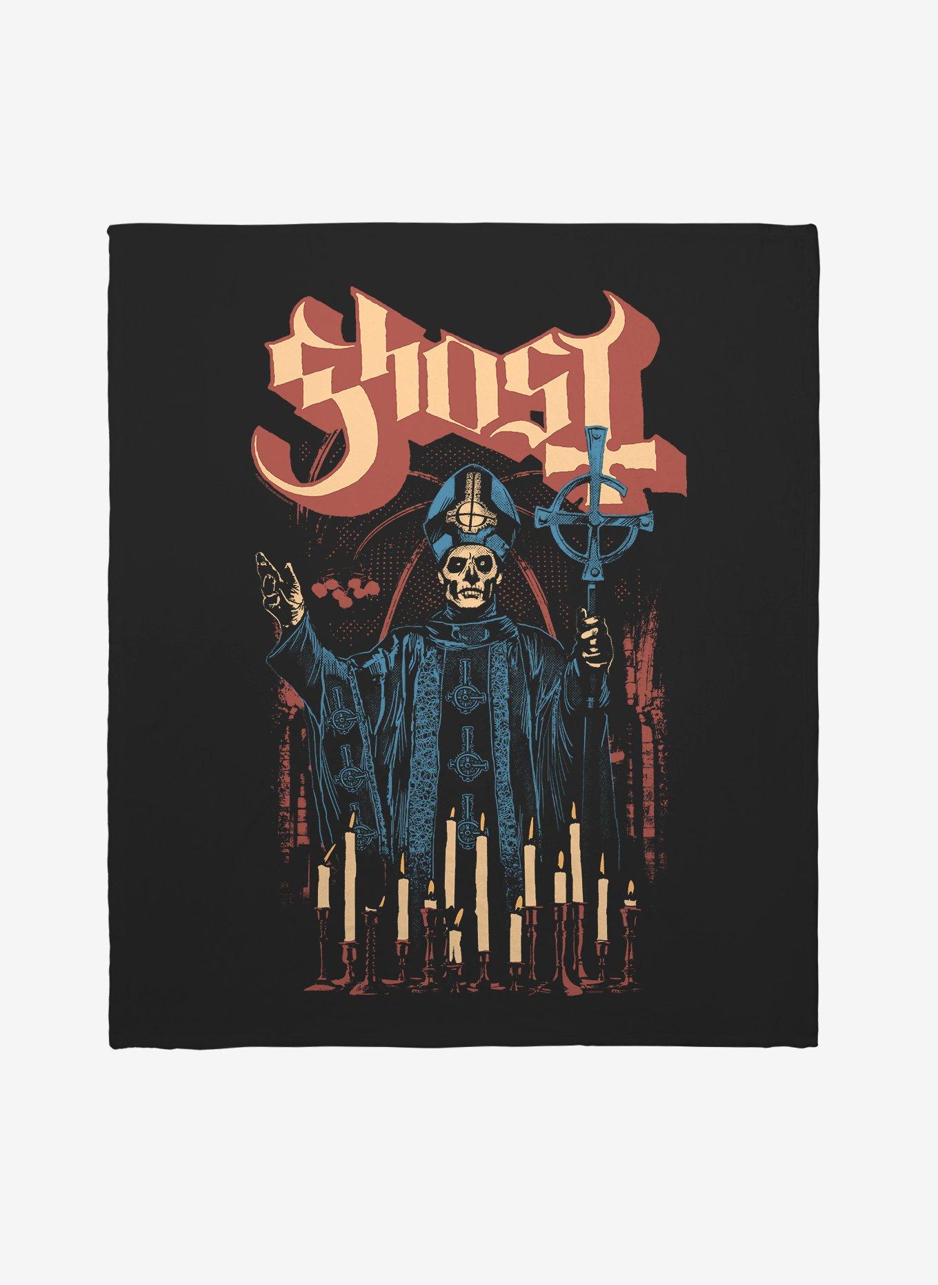 Ghost Candlemas Throw Blanket, , hi-res
