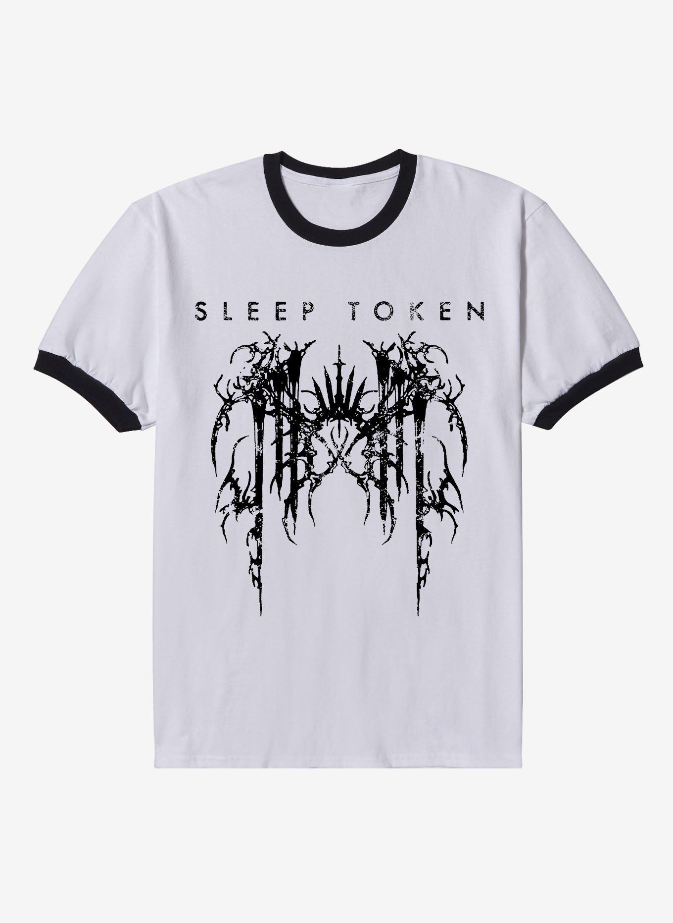 Sleep Token Death Metal Logo Ringer T-Shirt, , hi-res