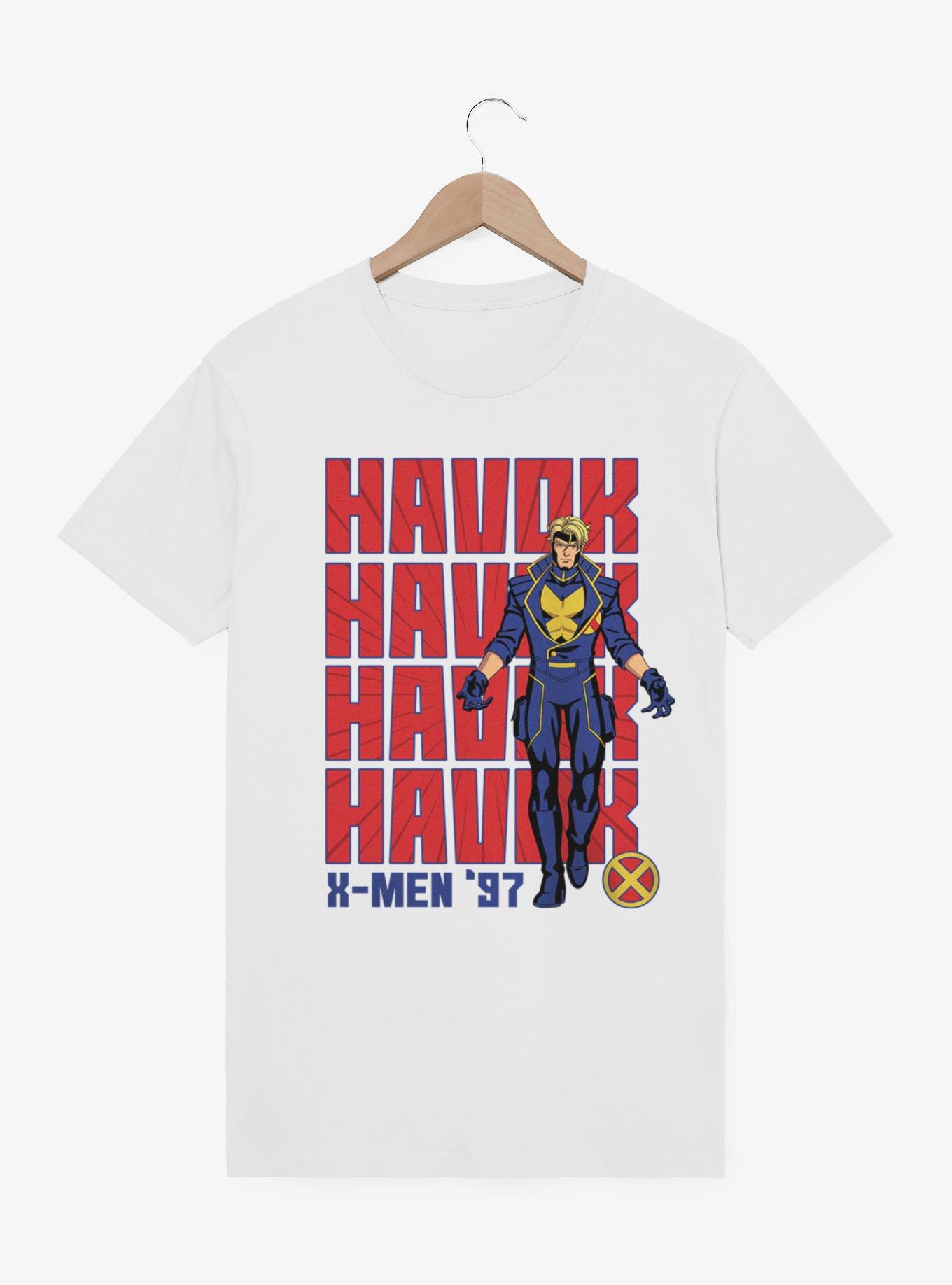Marvel X-Men 97 Havok Text Stack T-Shirt, , hi-res