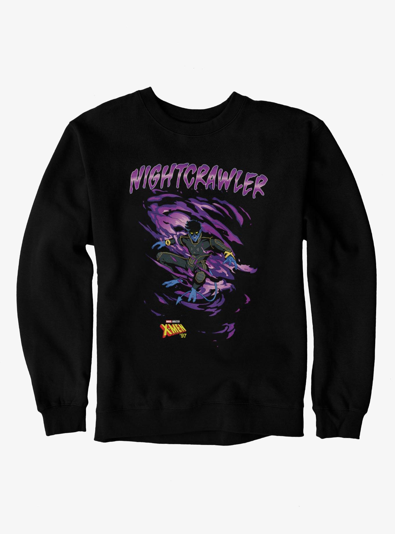 Marvel X-Men 97 Nightcrawler Portal Swirl Sweatshirt, , hi-res