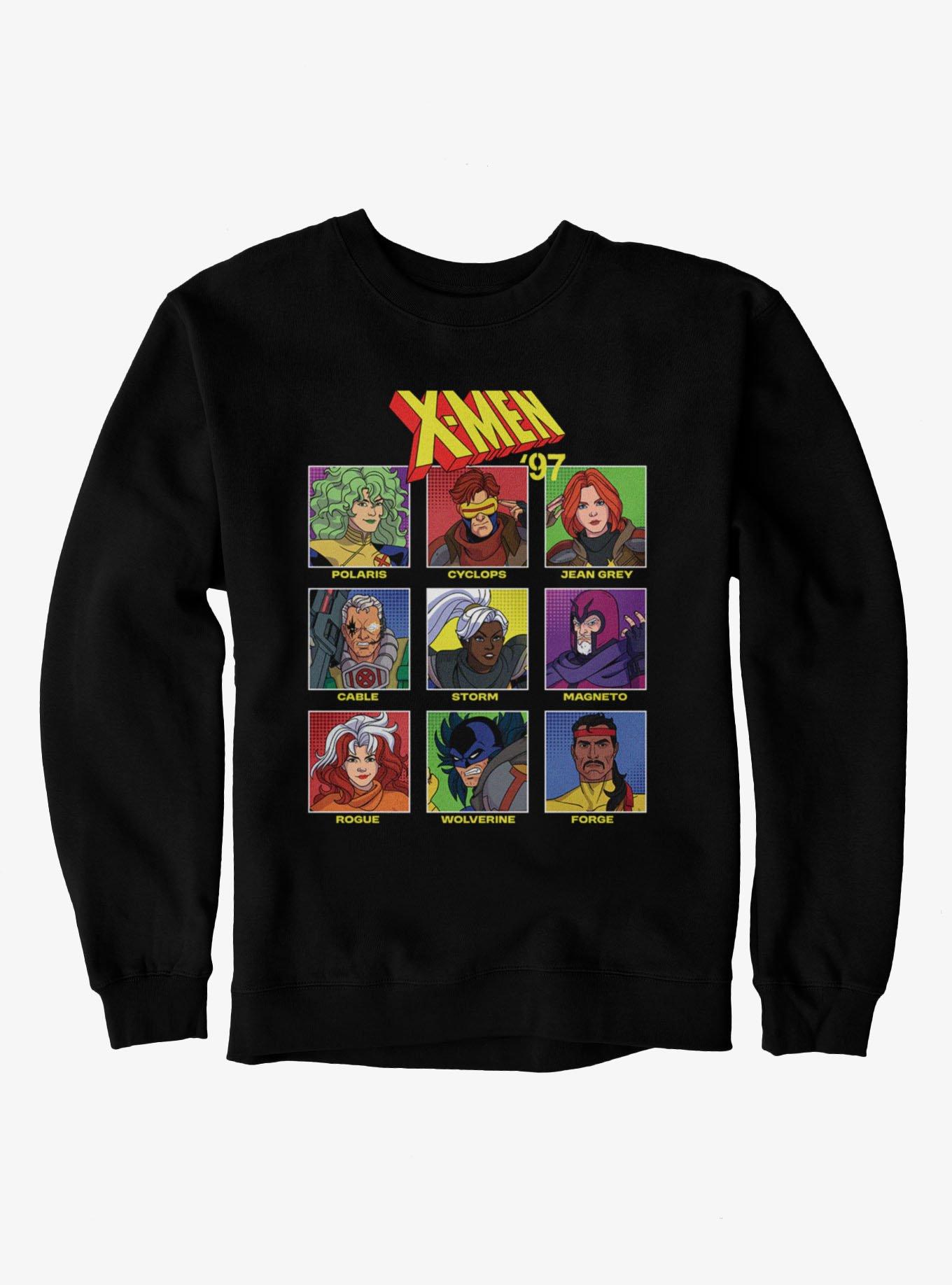 Marvel X-Men 97 Choose Your Character Icon Boxes Sweatshirt, , hi-res