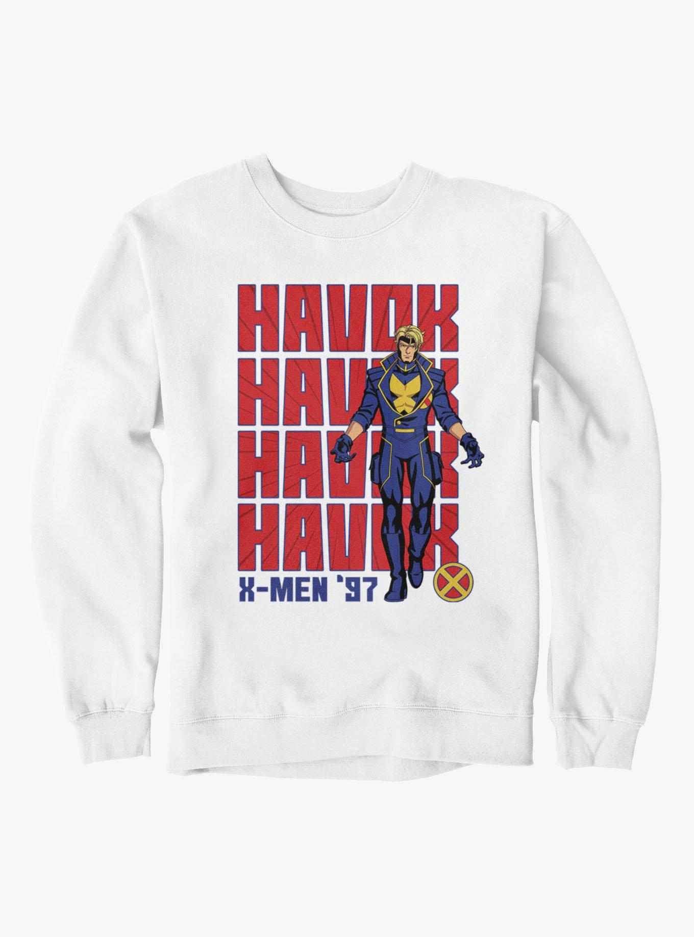 Marvel X-Men 97 Havok Text Stack Sweatshirt, , hi-res