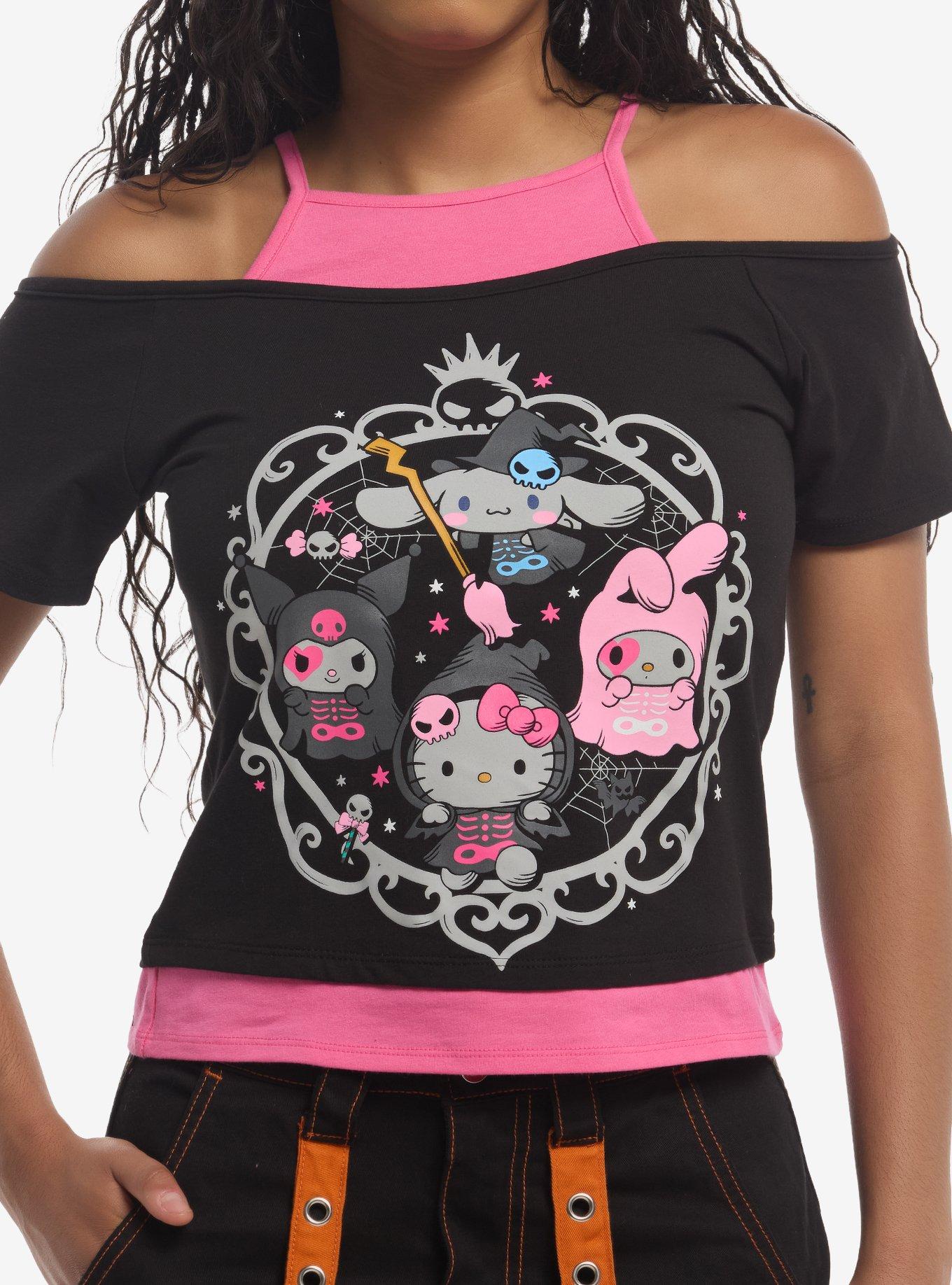 Hello Kitty And Friends Halloween Costumes Girls Cold-Shoulder Top, , hi-res