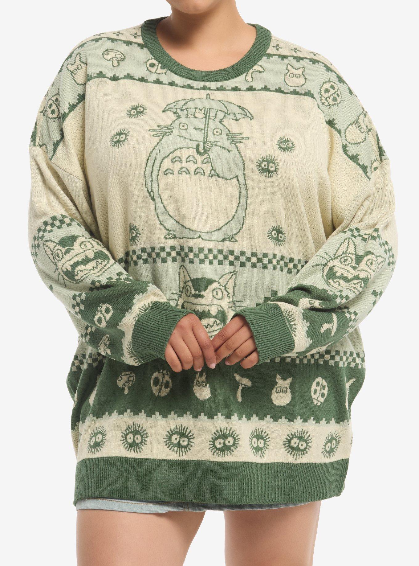 Studio Ghibli® My Neighbor Totoro Fair Isle Girls Sweater Plus Size