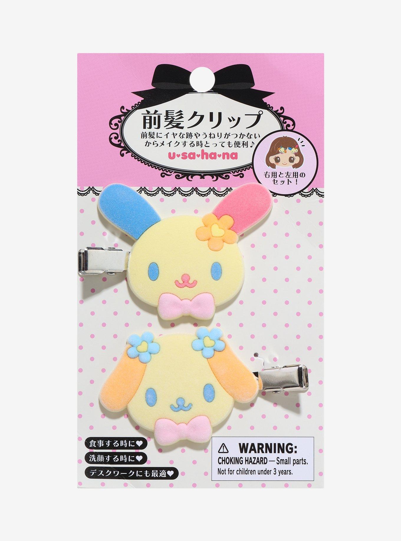 Sanrio Japan Originals U*SA*HA*NA & Wanwa-chan Hair Clip Set, , hi-res