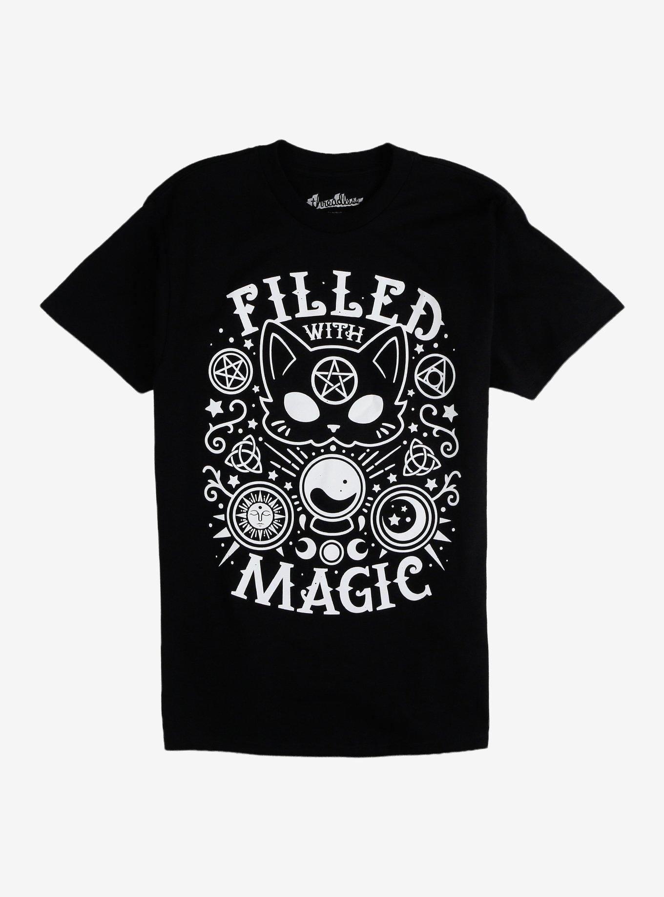 0 Filled With Magic Cat T-Shirt By Snouleaf