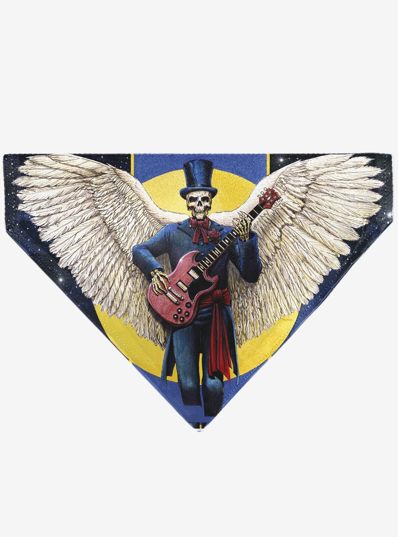 Grateful Dead Daves Picks Vol. 6 SF & St Louis Skeleton Slip On Collar Pet Bandana - Bandana Only, , hi-res