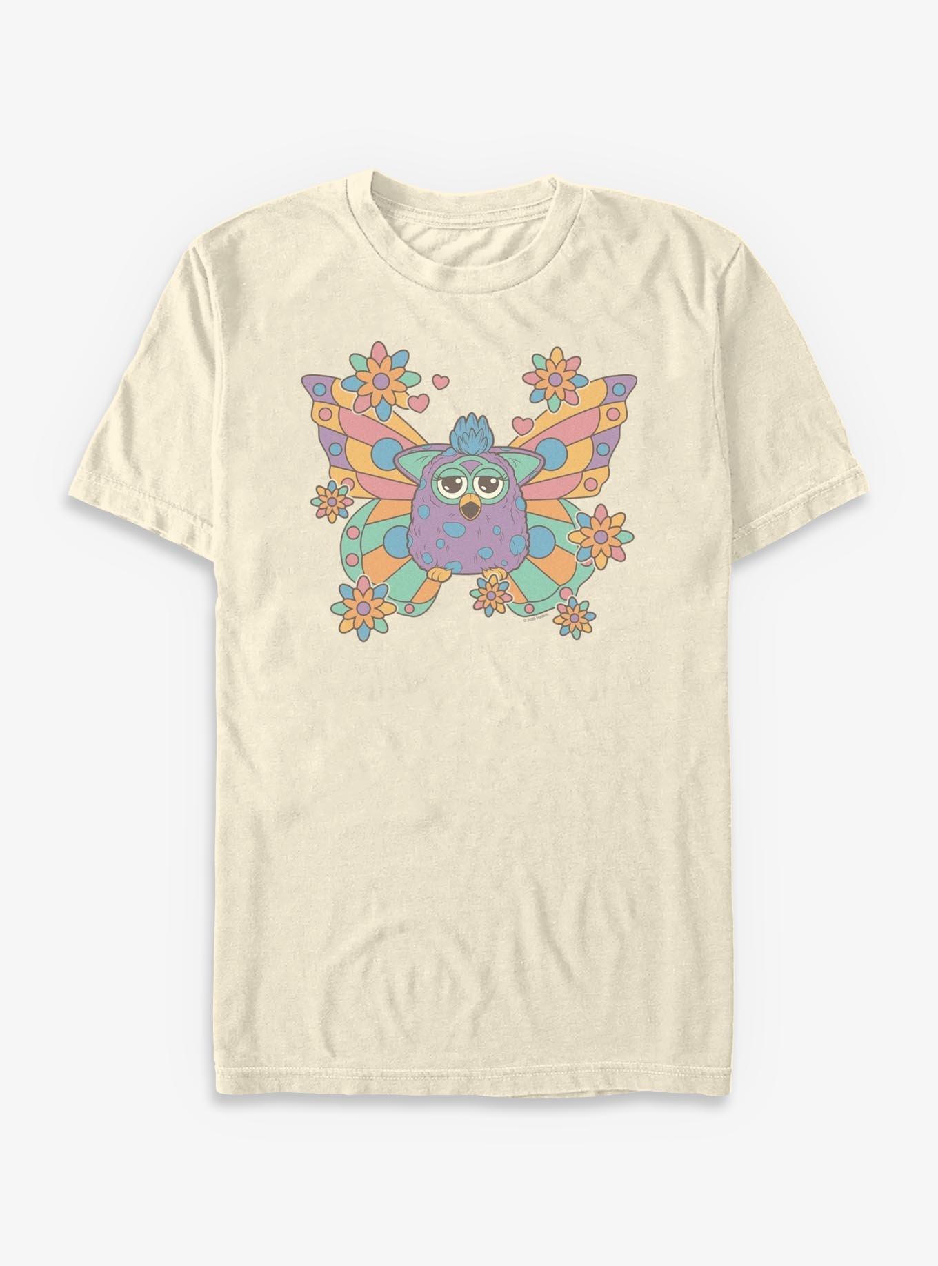 Furby Butterfly Retro T-Shirt, , hi-res